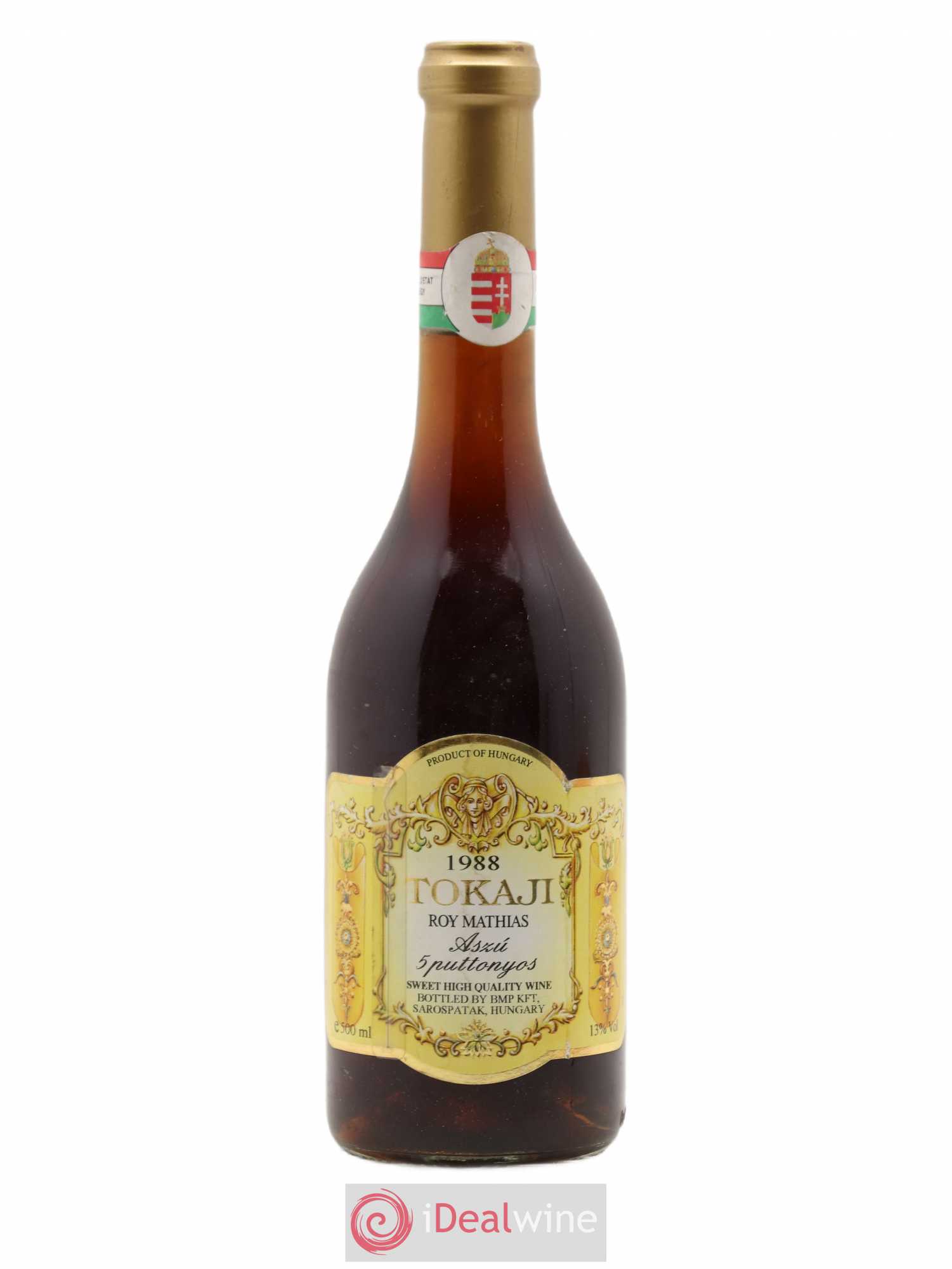 Tokaji Aszu 5 Puttonyos Roy Mathias 50 cl 1988 - Lotto di 1 bottiglia - 0