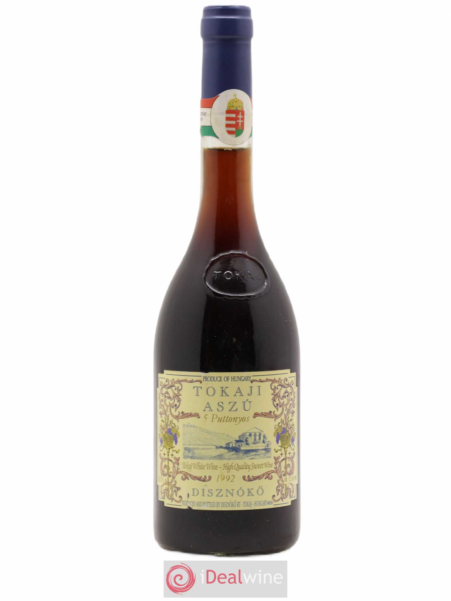 Tokaji Aszu 5 Puttonyos Disznoko (Domaine) 50 cl 1992 - Lotto di 1 bottiglia - 0