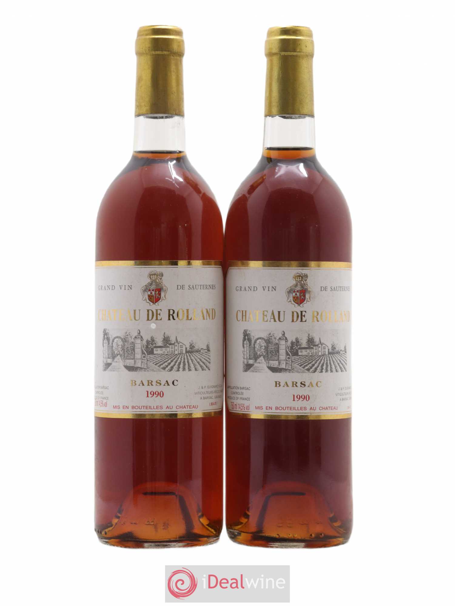Château de Rolland Cru Bourgeois 1990 - Lotto di 2 bottiglie - 0