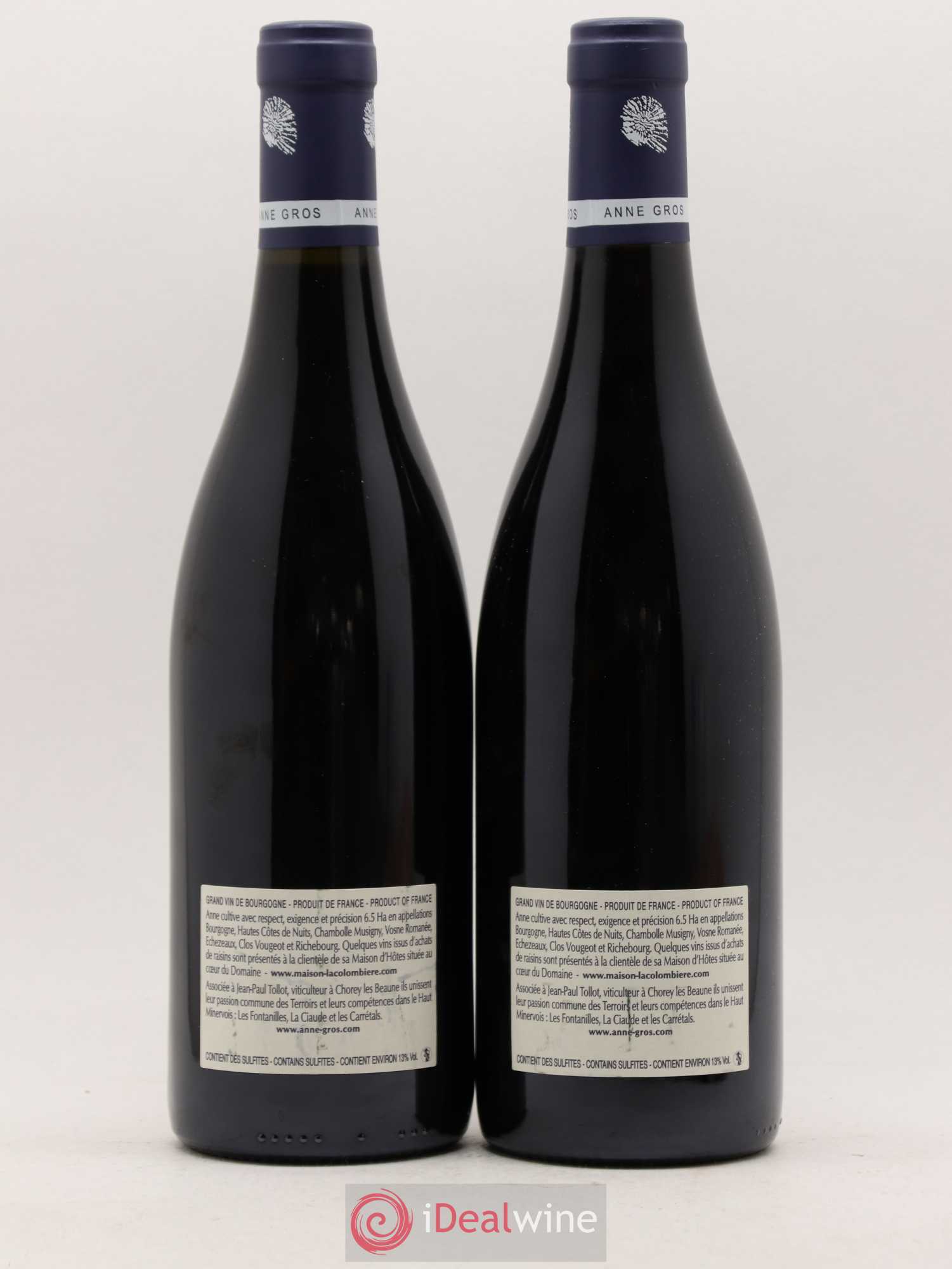 Richebourg Grand Cru Anne Gros 2013 - Lot de 2 bouteilles - 1