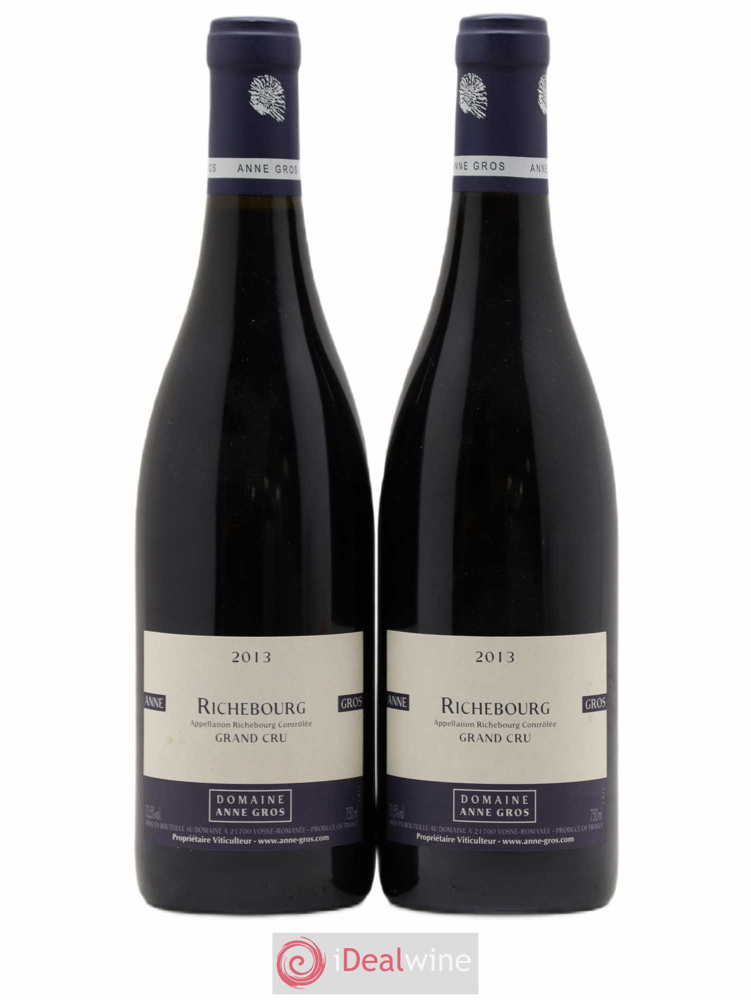 Richebourg Grand Cru Anne Gros 2013 - Lot de 2 bouteilles - 0