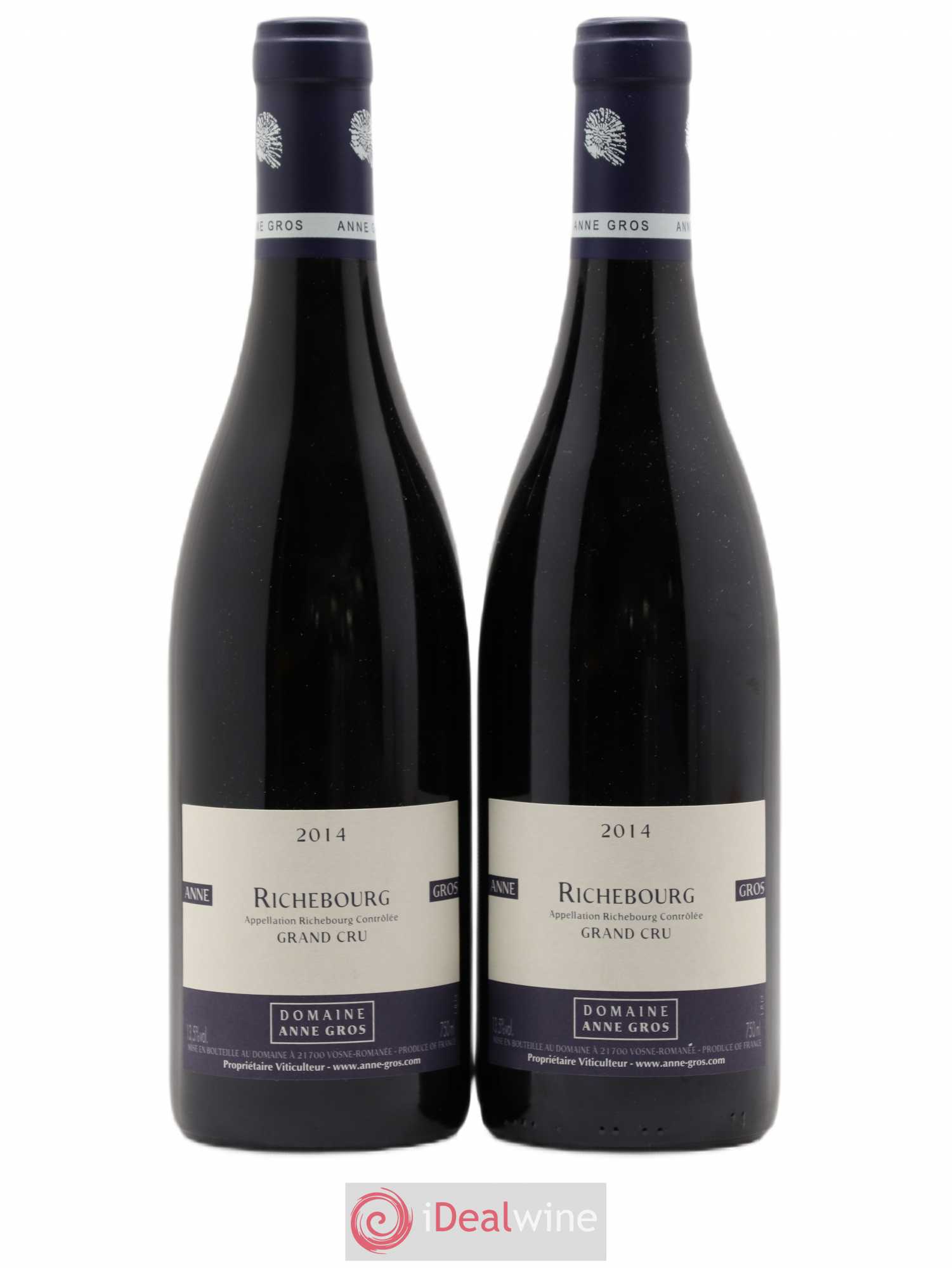 Richebourg Grand Cru Anne Gros 2014 - Lot de 2 bouteilles - 0