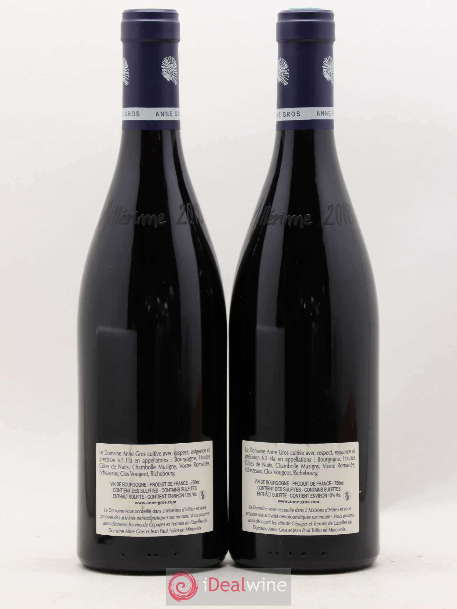 Richebourg Grand Cru Anne Gros 2018 - Posten von 2 Flaschen - 1