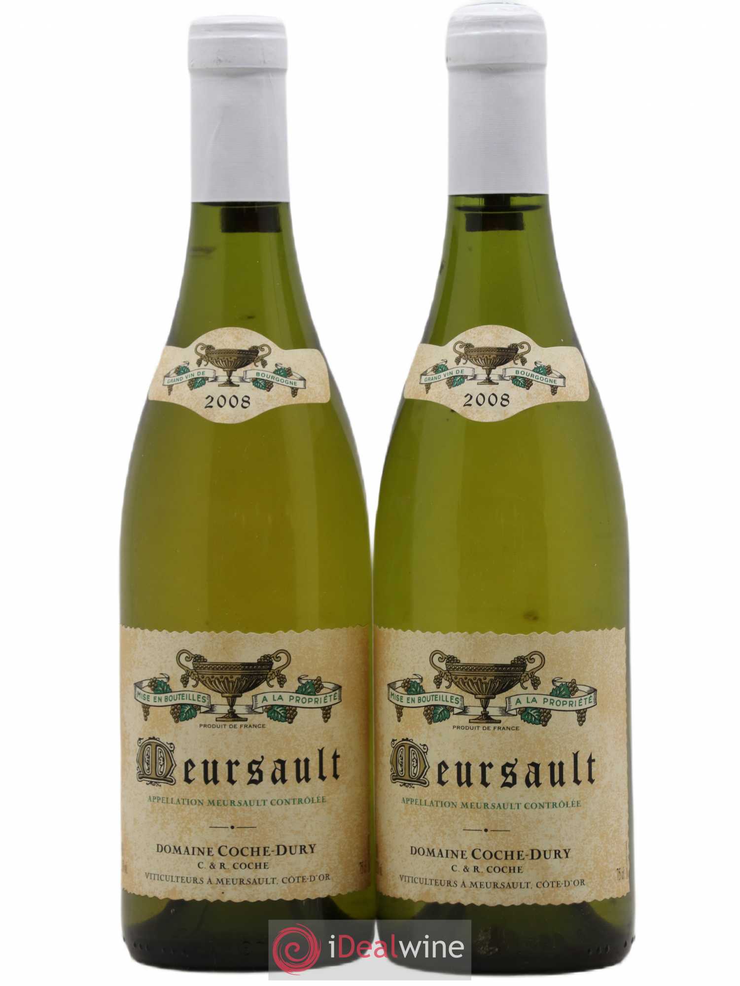 Meursault Coche Dury (Domaine) 2008 - Lot de 2 bouteilles - 0