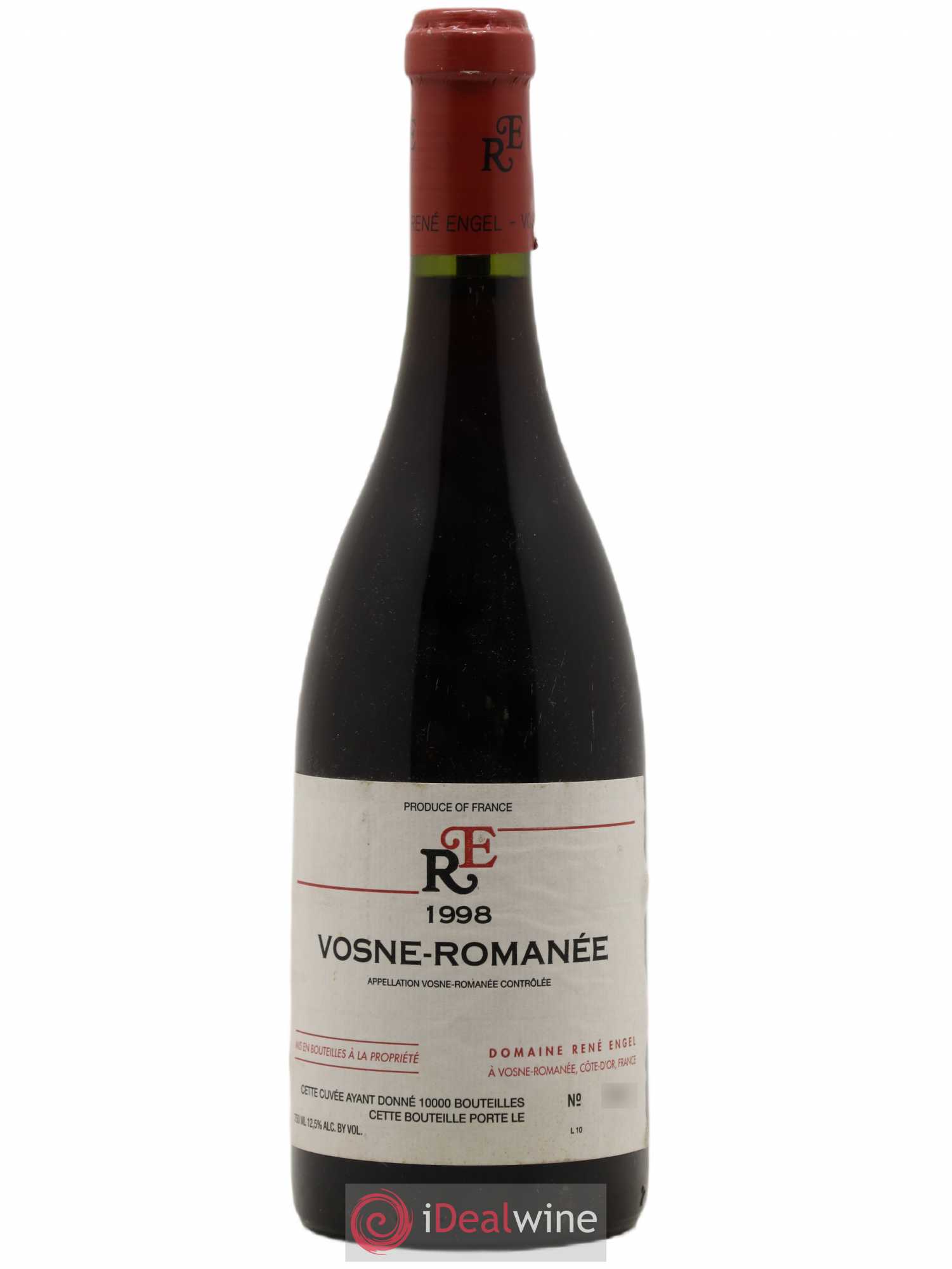 Vosne-Romanée Domaine René Engel - Domaine Eugénie 1998 - Lot de 1 bouteille - 0