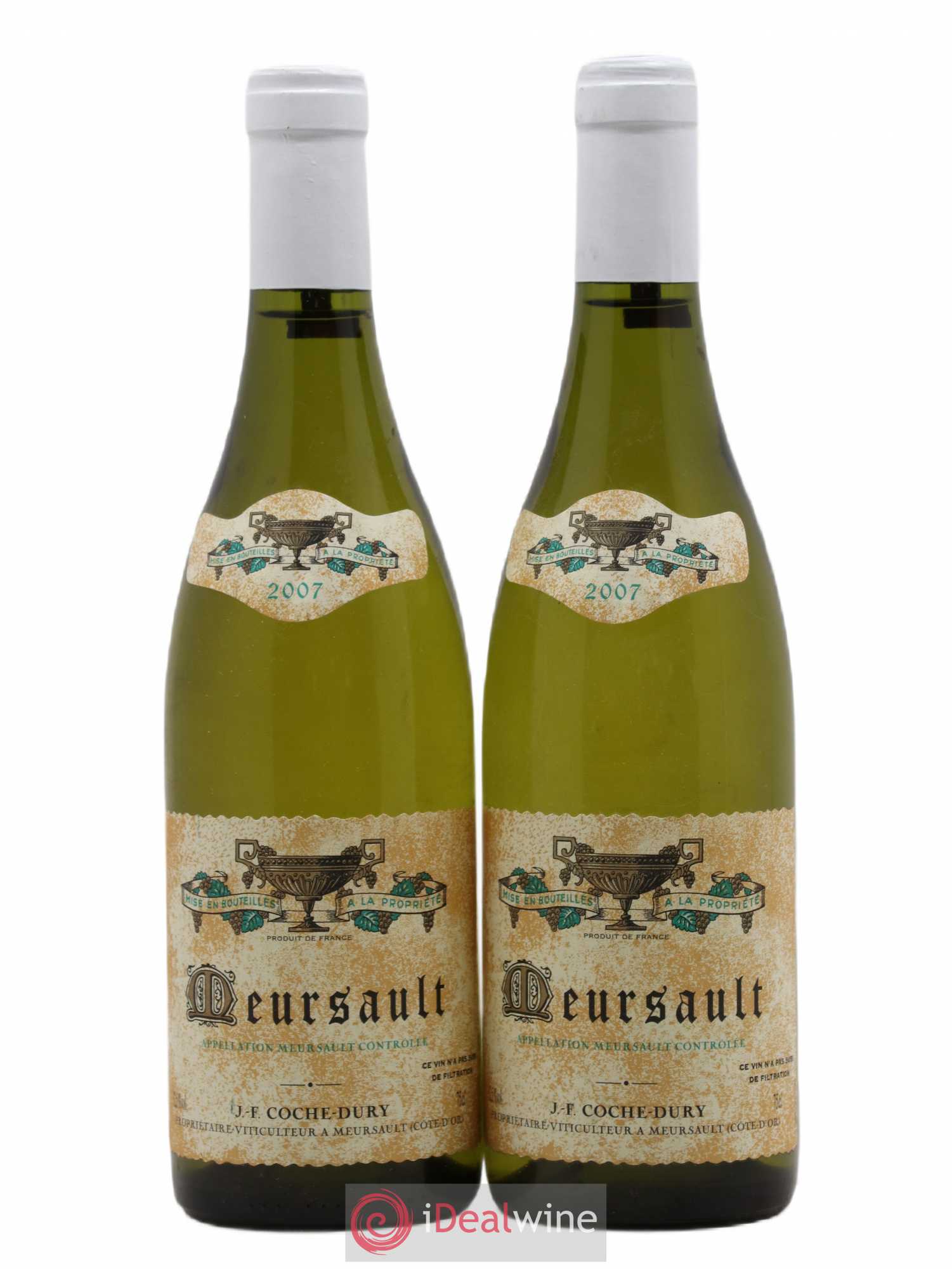 Meursault Coche Dury (Domaine) 2007 - Lot de 2 bouteilles - 0