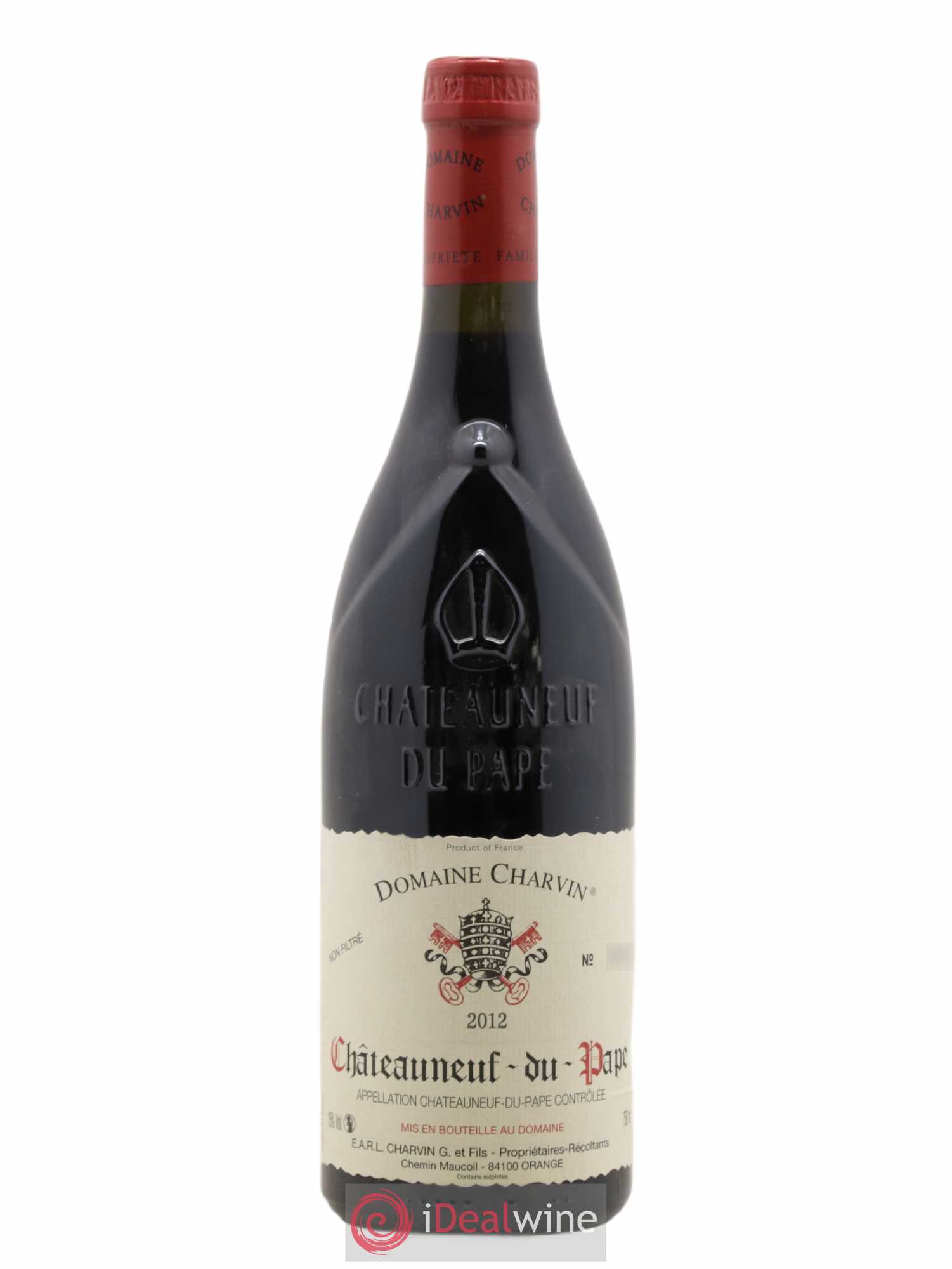 Châteauneuf-du-Pape Charvin (Domaine) 2012 - Lot de 1 bouteille - 0