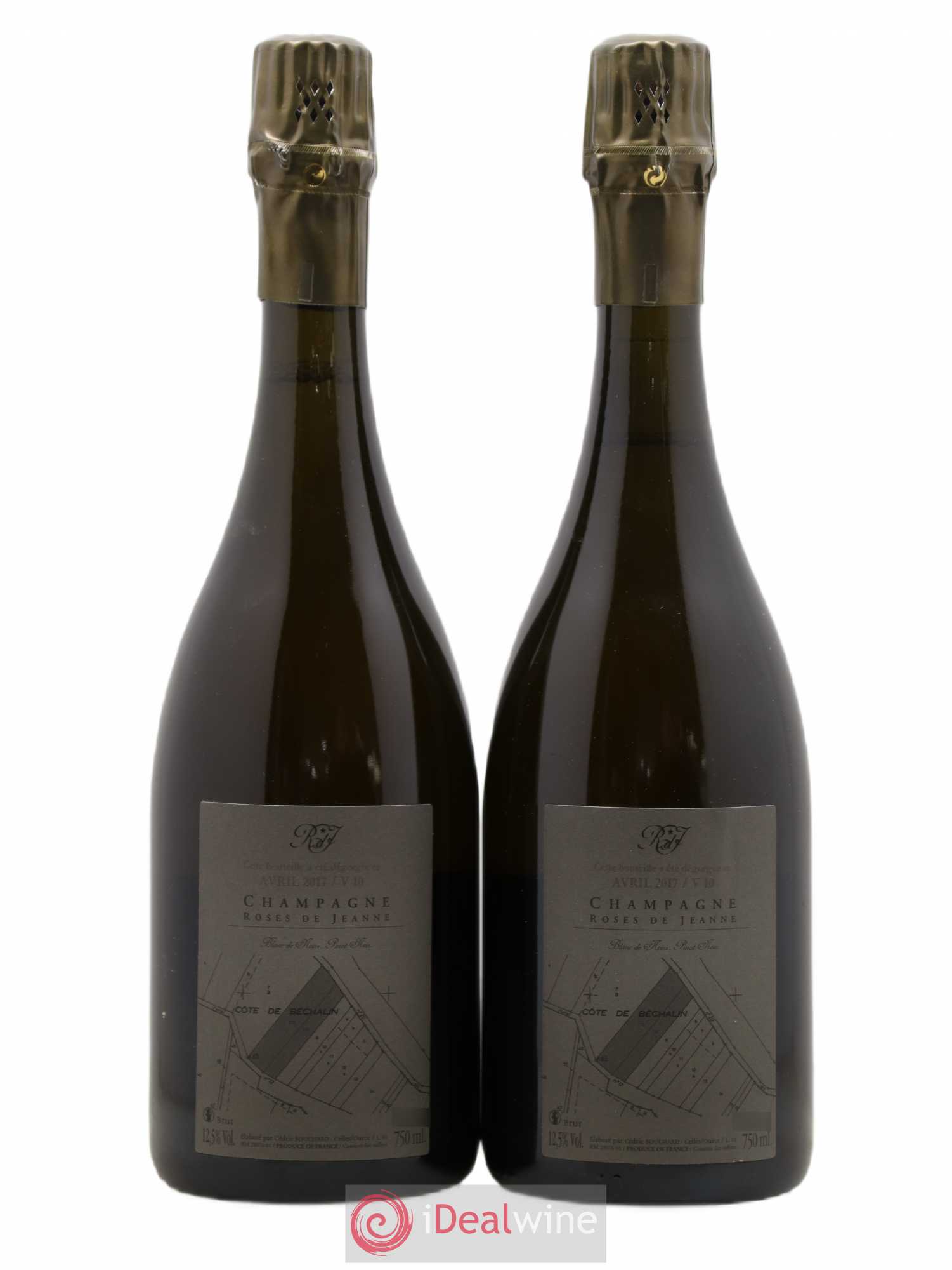 Roses de Jeanne Côte de Béchalin Blanc de Noirs Cédric Bouchard 2010 - Lot de 2 bouteilles - 1