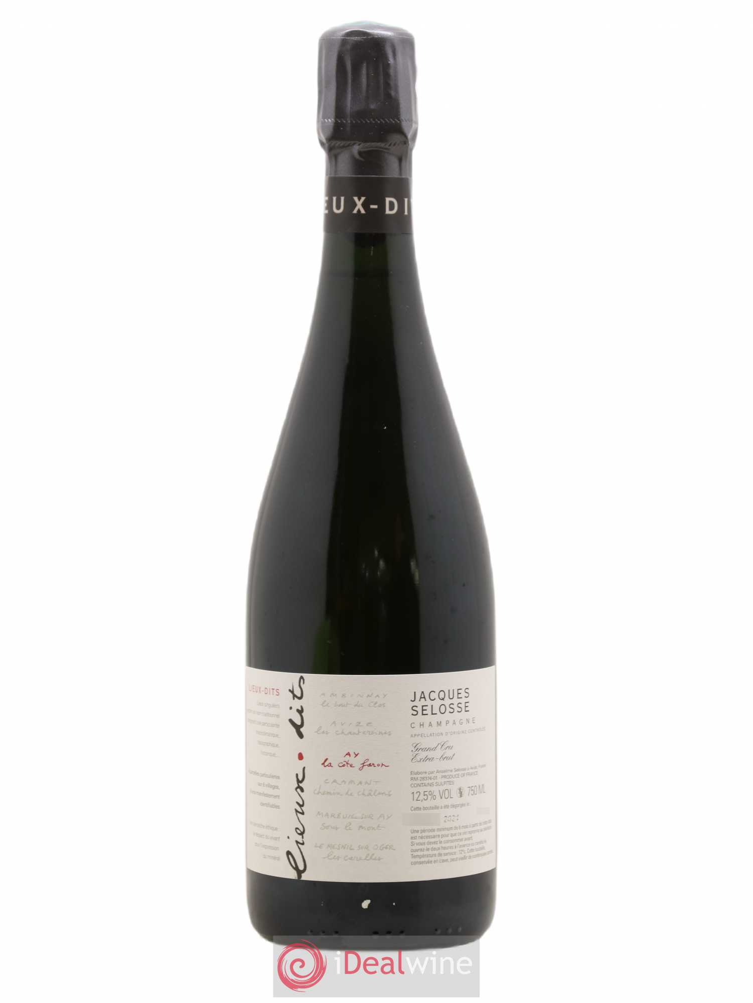 La Côte Faron Blanc de Noirs Grand Cru Extra-Brut Jacques Selosse - Lot de 1 bouteille - 0