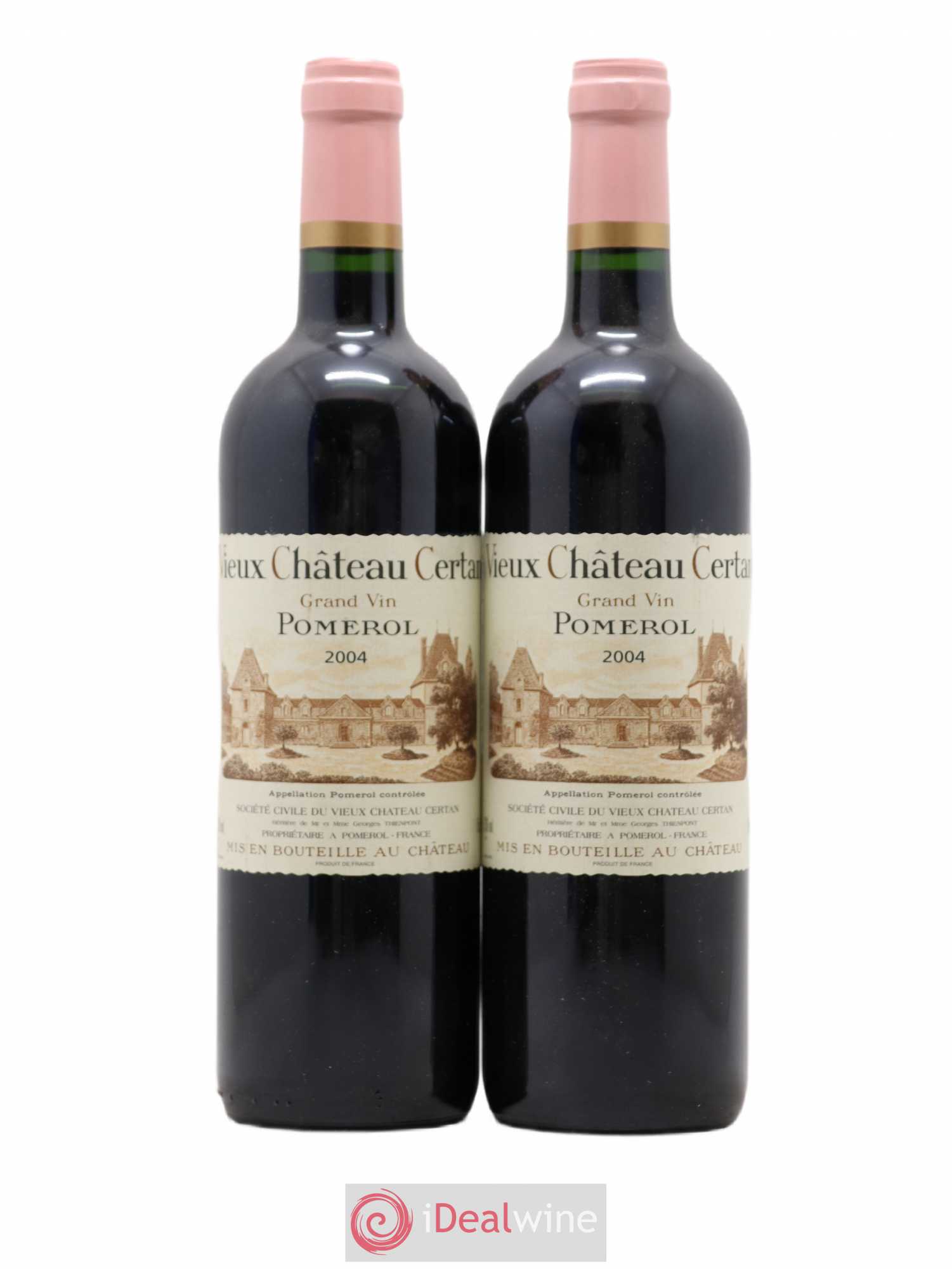 Vieux Château Certan 2004 - Lot de 2 bouteilles - 0