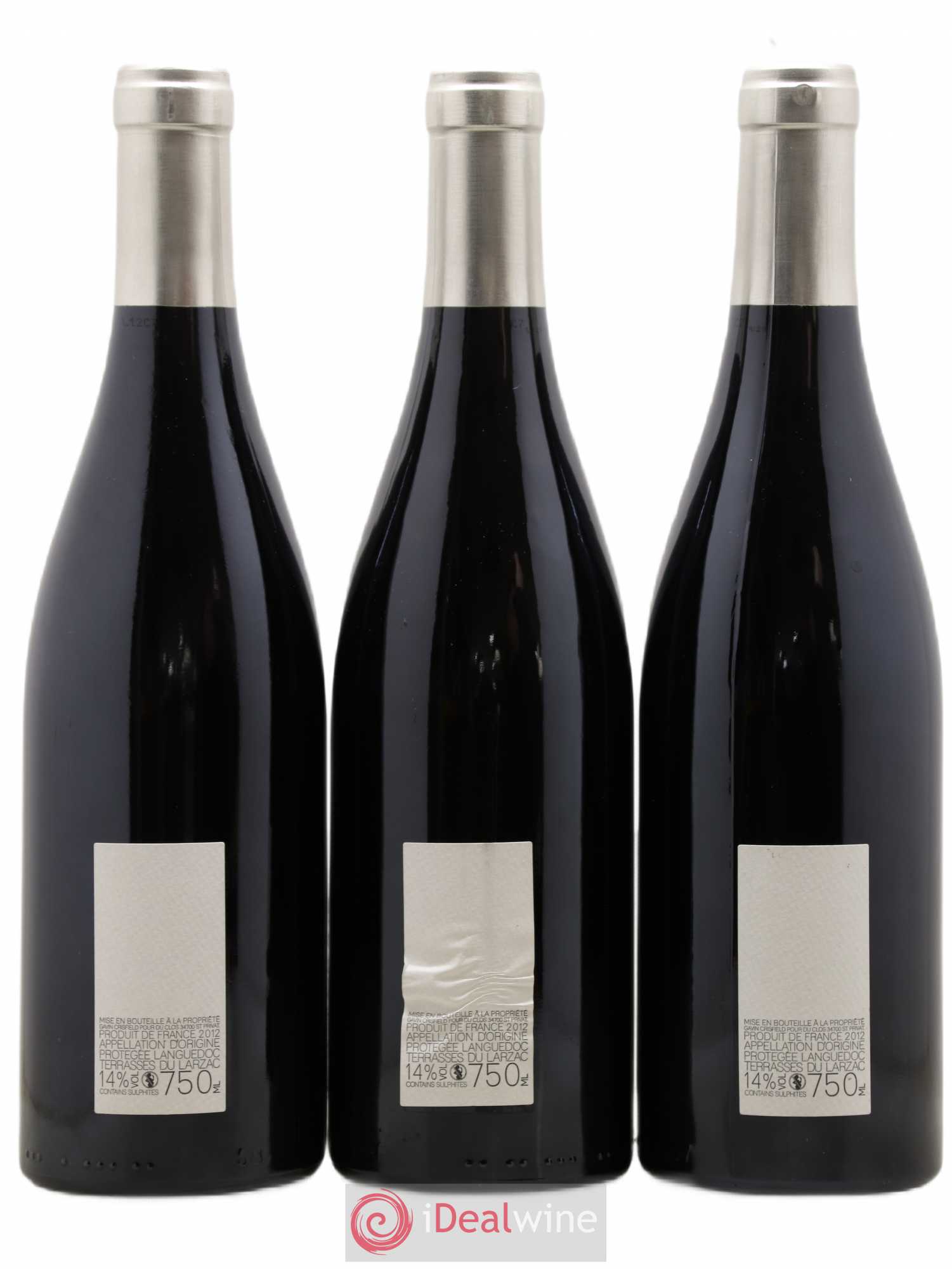 Terrasses du Larzac Gavin Crisfield La Traversée 2012 - Lot de 3 bouteilles - 1
