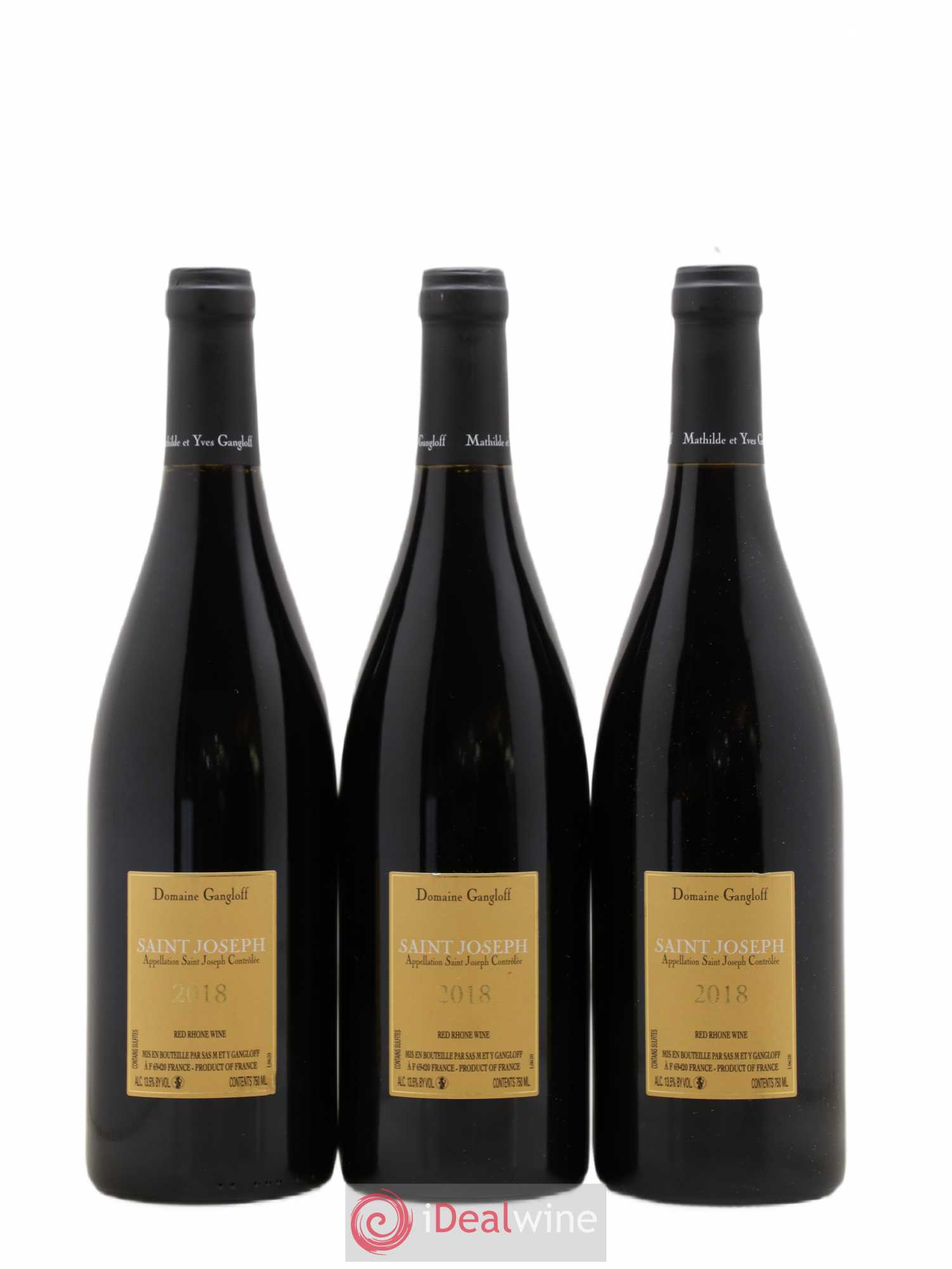 Saint-Joseph Gangloff (Domaine) 2018 - Lot de 3 bouteilles - 1