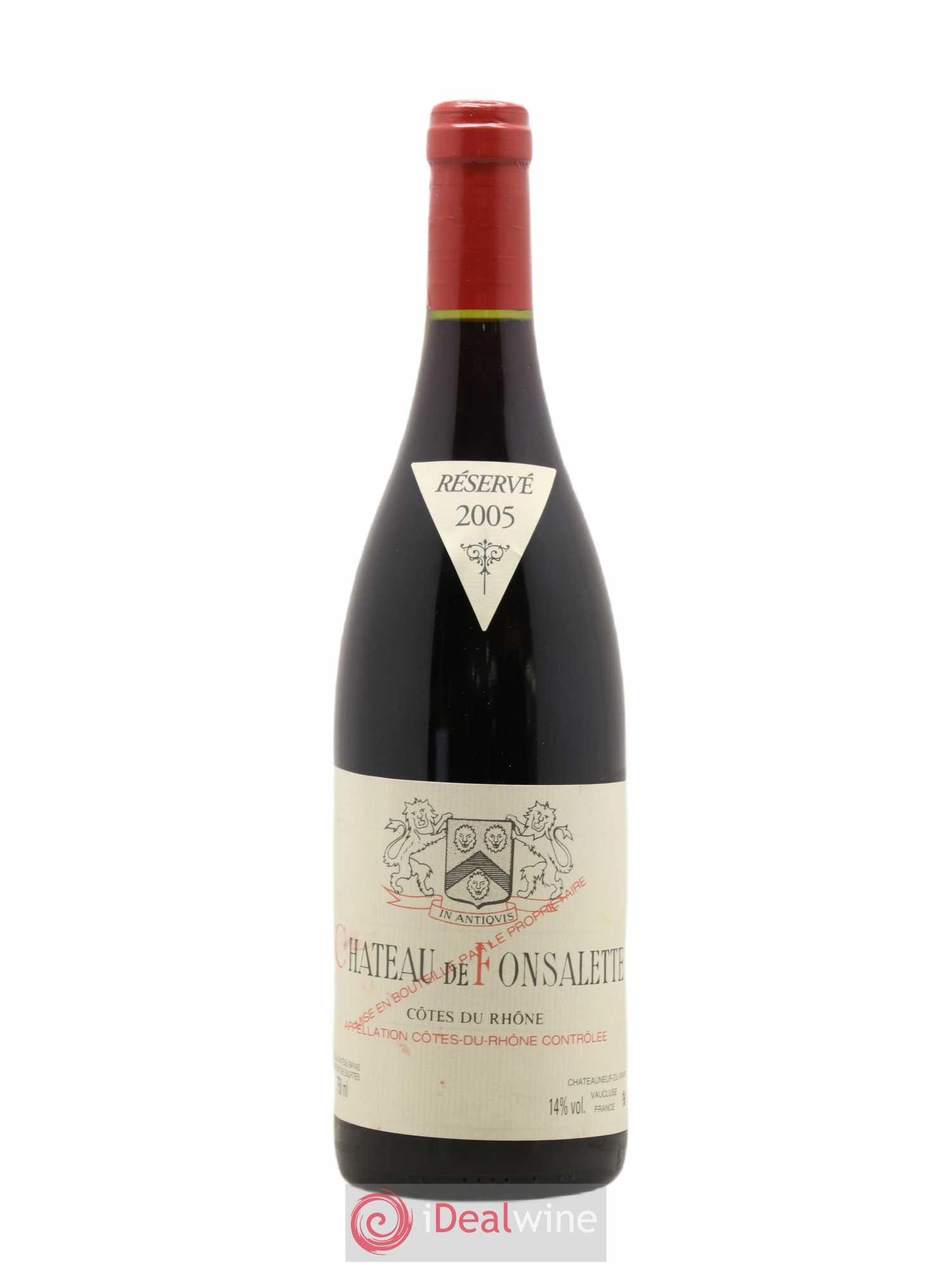 Côtes-du-Rhône Château de Fonsalette Emmanuel Reynaud 2005 - Lot de 1 bouteille - 0