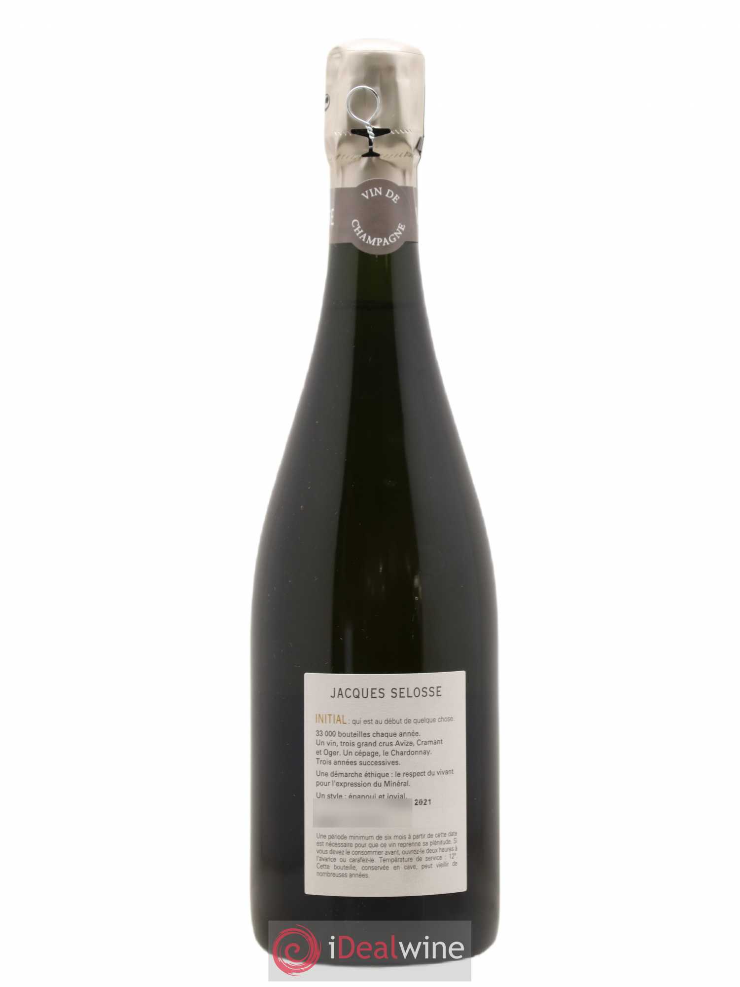 Initial Brut Jacques Selosse - Lot de 1 bouteille - 1