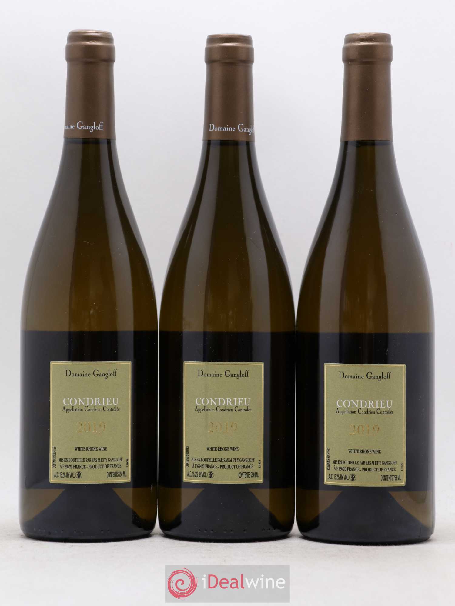 Condrieu Domaine Gangloff (Domaine) 2019 - Lot de 3 bouteilles - 1