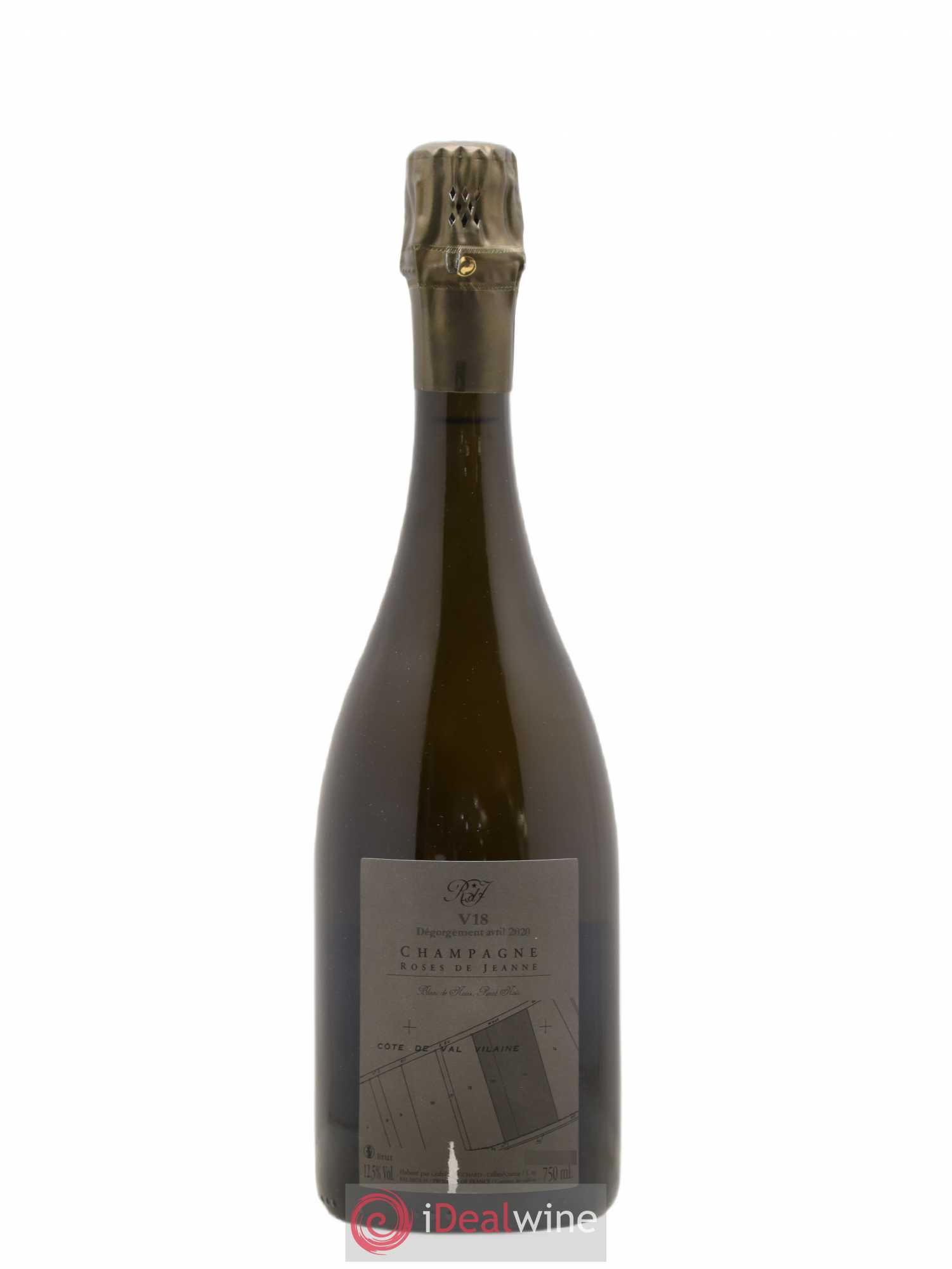 Roses de Jeanne Côte de Val Vilaine Blanc de Noirs Cédric Bouchard 2018 - Lot de 1 bouteille - 1