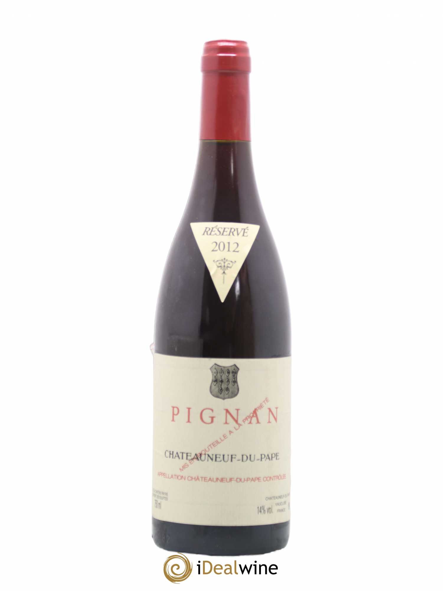 Châteauneuf-du-Pape Pignan Emmanuel Reynaud 2012 - Lot de 1 bouteille - 0
