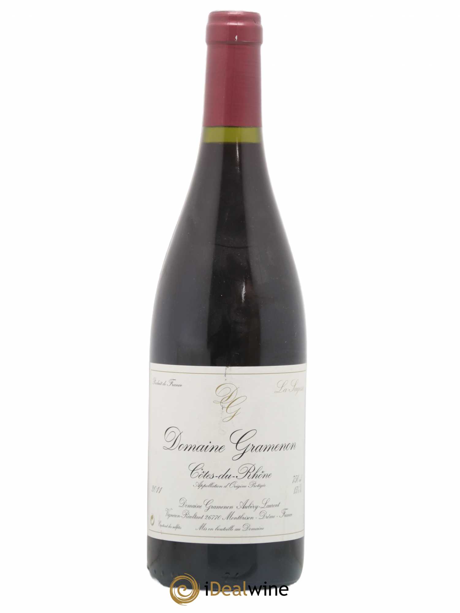 Côtes-du-Rhône La Sagesse Gramenon (Domaine) 2011 - Lot de 1 bouteille - 0