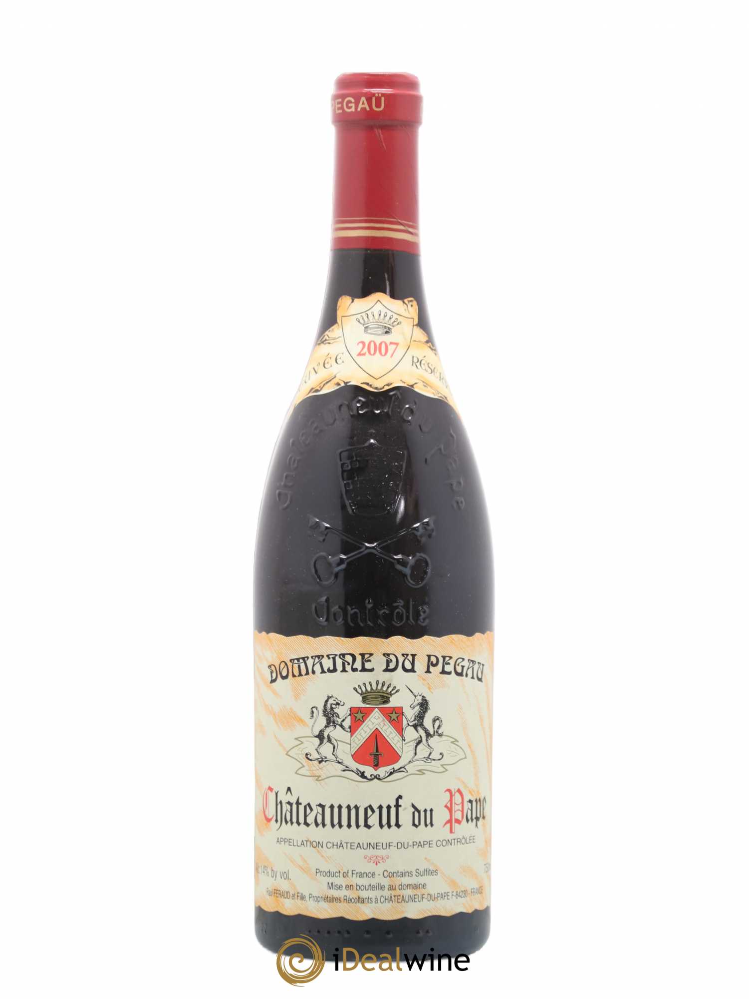 Châteauneuf-du-Pape Domaine du Pégau Cuvée Réservée Paul et Laurence Féraud 2007 - Lot de 1 bouteille - 0