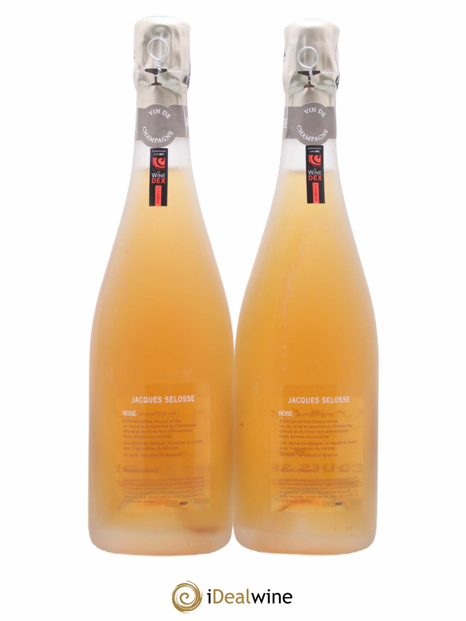 Rosé Brut Jacques Selosse - Lot de 2 bouteilles - 1