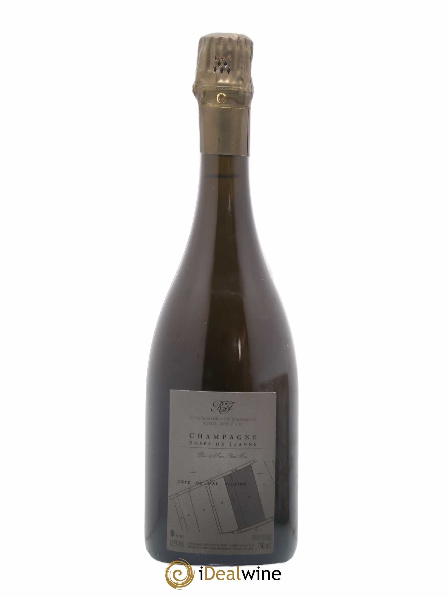 Roses de Jeanne Côte de Val Vilaine Blanc de Noirs Cédric Bouchard 2017 - Lot de 1 bouteille - 1