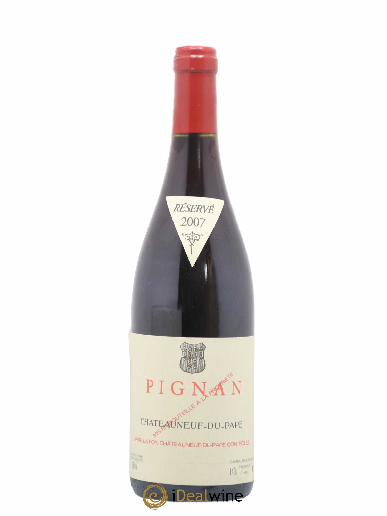 Châteauneuf-du-Pape Pignan Emmanuel Reynaud 2007 - Lot de 1 bouteille - 0