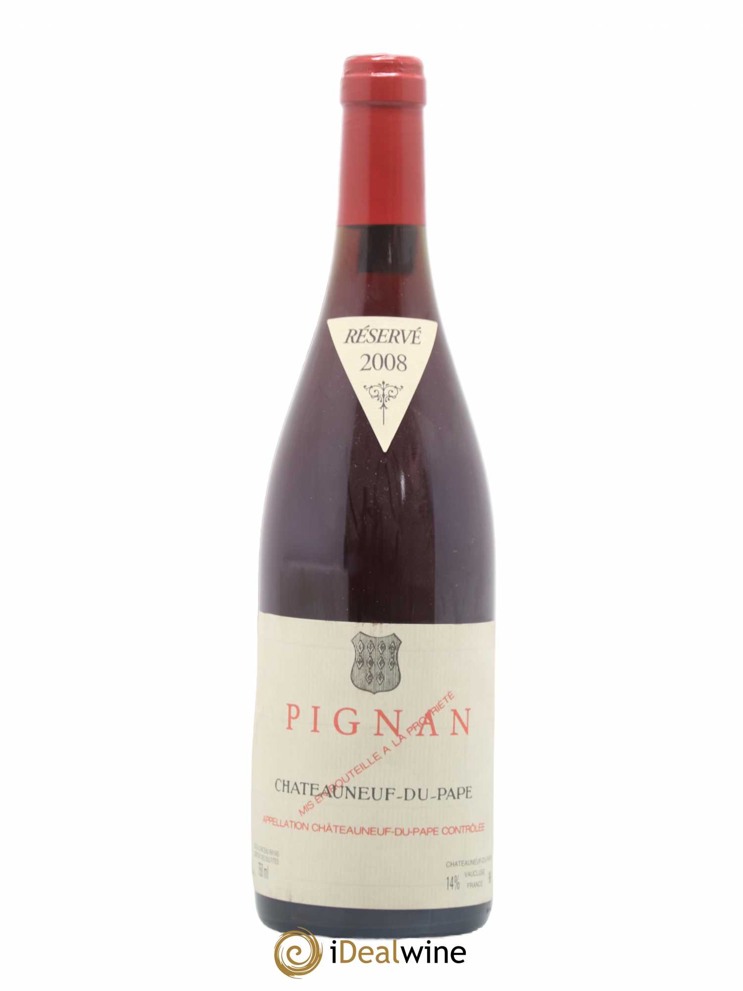 Châteauneuf-du-Pape Pignan Emmanuel Reynaud 2008 - Lot de 1 bouteille - 0