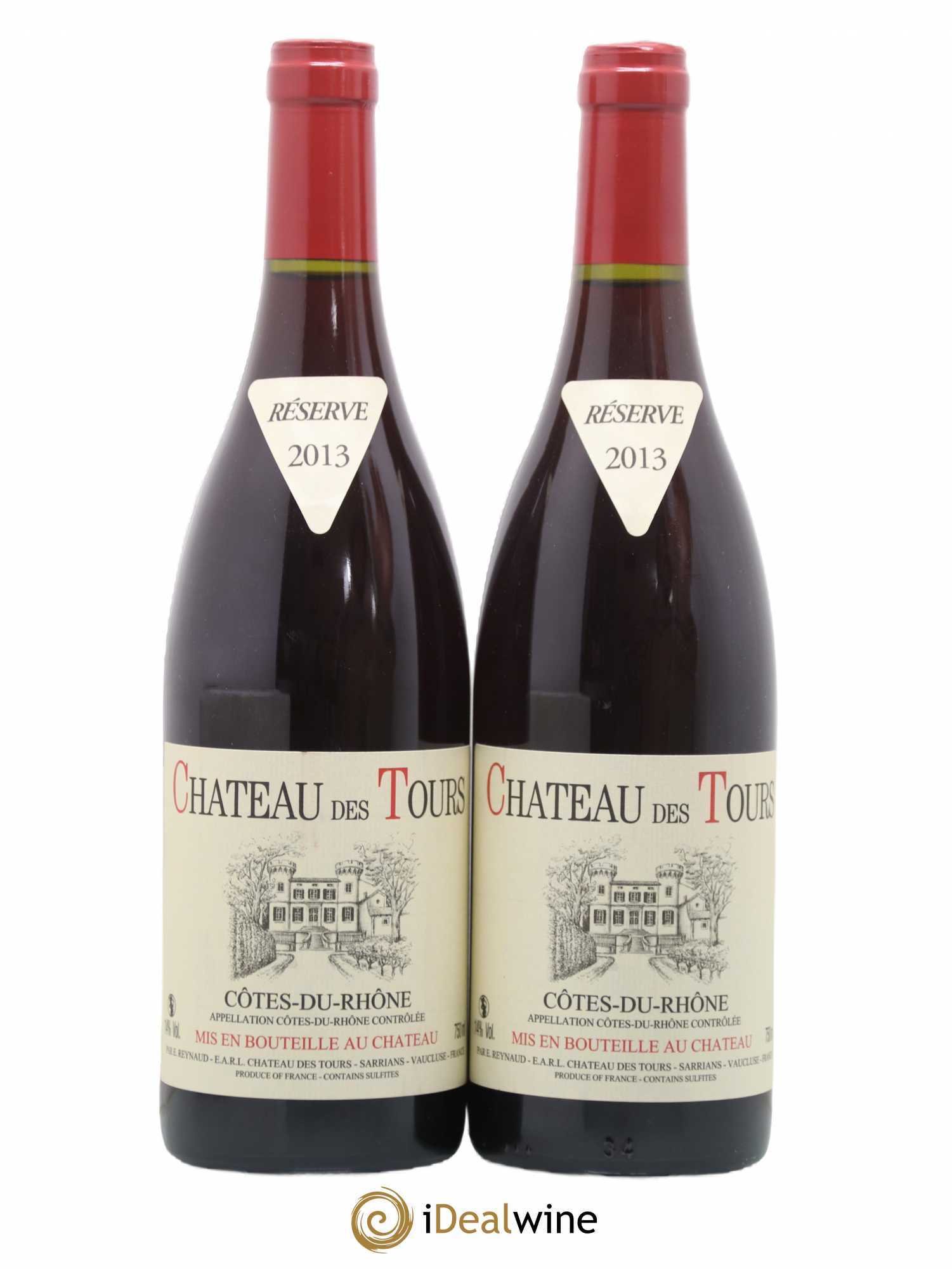 Côtes-du-Rhône Château des Tours Emmanuel Reynaud 2013 - Lot de 2 bouteilles - 0