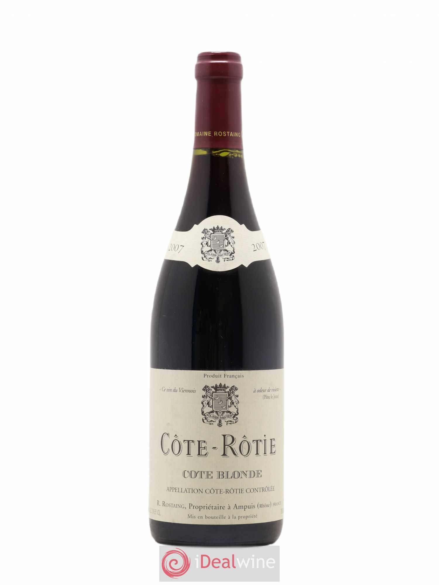 Côte-Rôtie Côte Blonde René Rostaing 2007 - Posten von 1 Flasche - 0