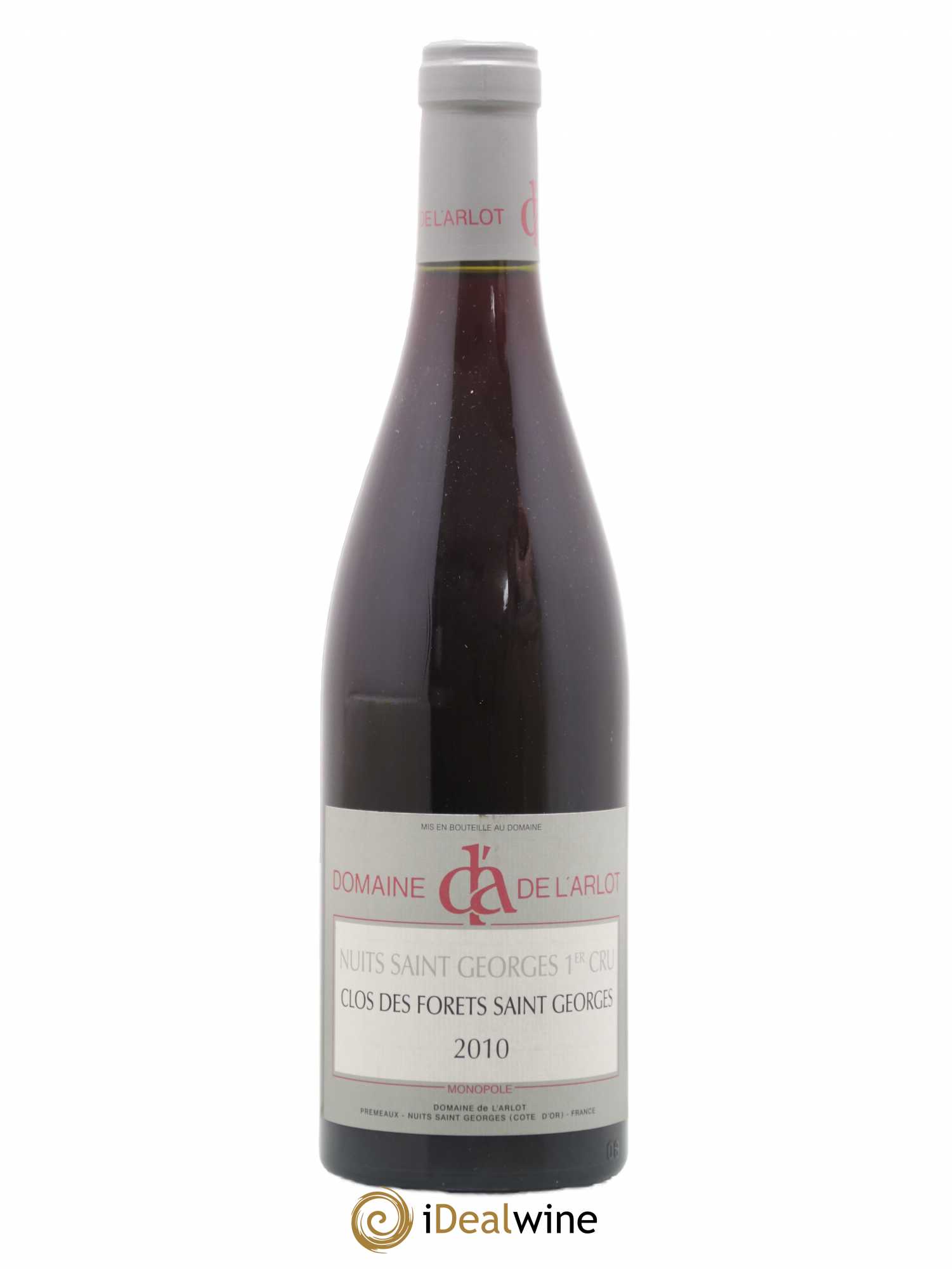 Nuits-Saint-Georges 1er Cru Clos des Forêts Saint-Georges Domaine de l'Arlot 2010 - Lot de 1 bouteille - 0