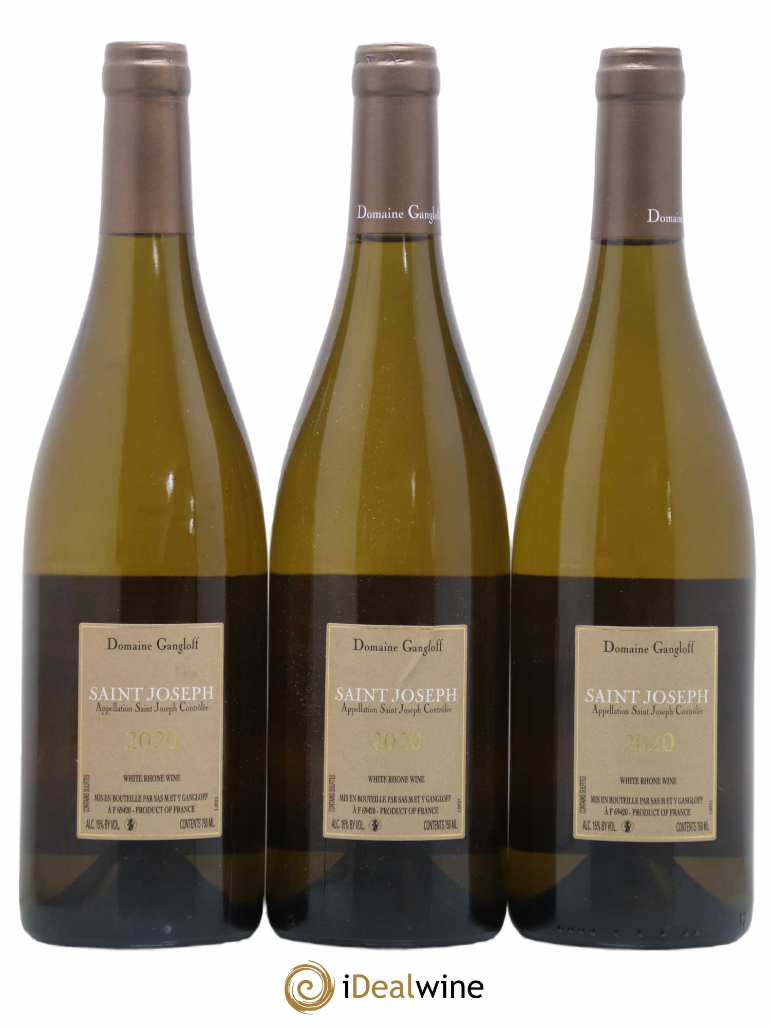 Saint-Joseph Gangloff (Domaine) 2020 - Lot of 3 bottles - 1