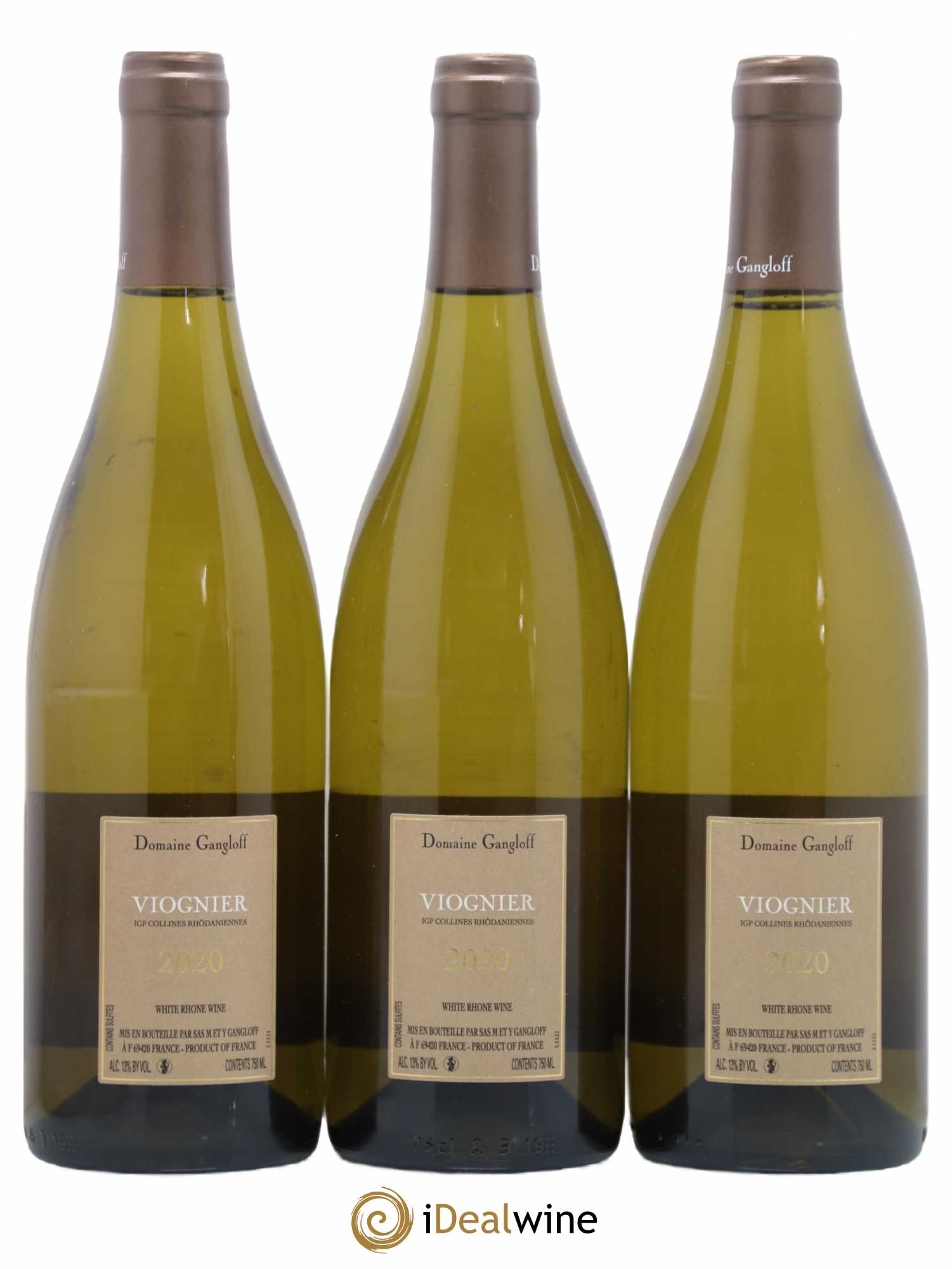 Vin de France Viognier Gangloff (Domaine) 2020 - Lot de 3 bouteilles - 1