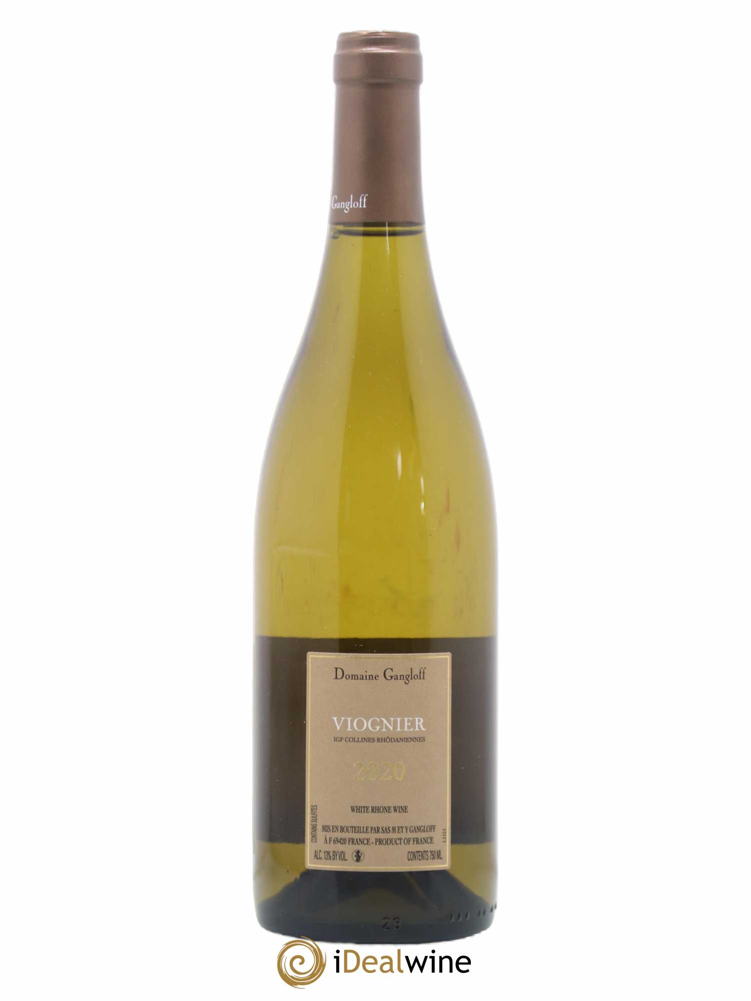 Vin de France Viognier Gangloff (Domaine) 2020 - Lot de 1 bouteille - 1