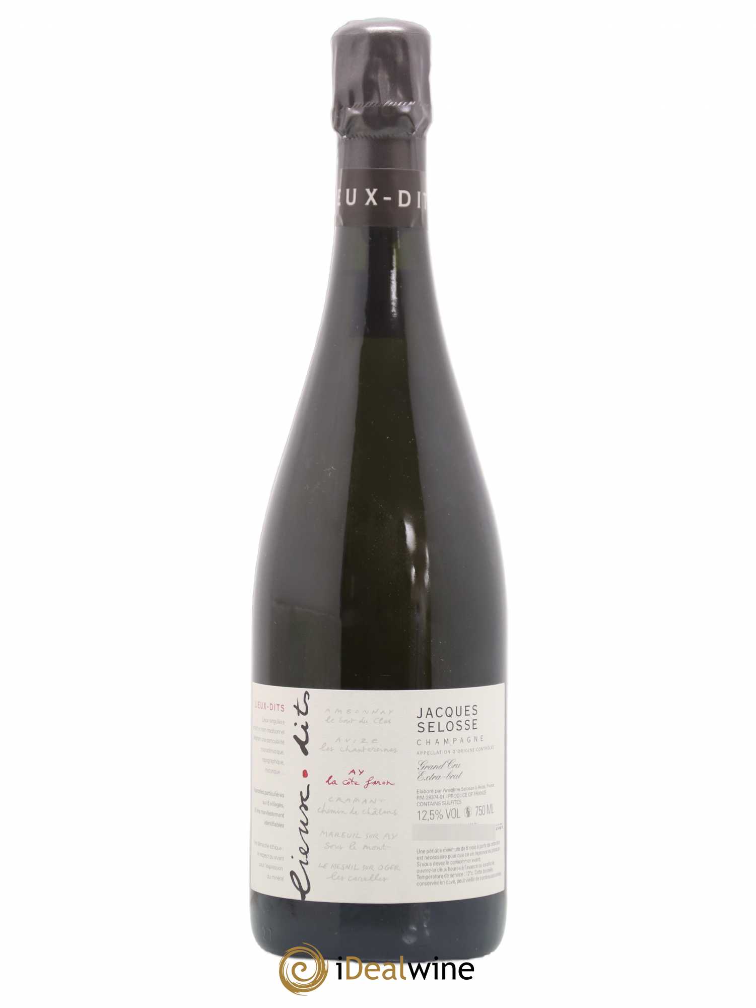 La Côte Faron Blanc de Noirs Grand Cru Extra-Brut Jacques Selosse - Lot de 1 bouteille - 0
