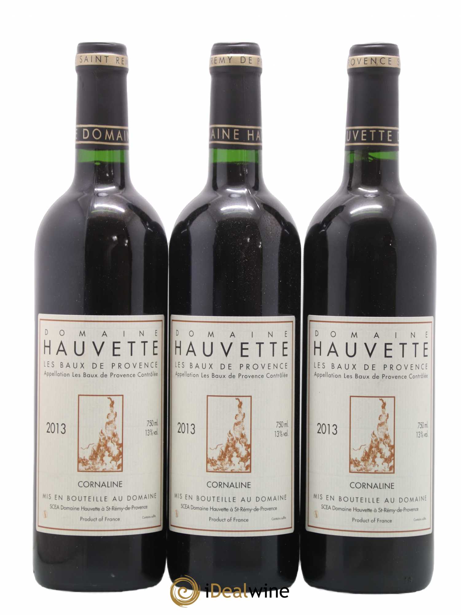 Baux de Provence Cornaline Hauvette (Domaine) 2013 - Lot de 3 bouteilles - 0