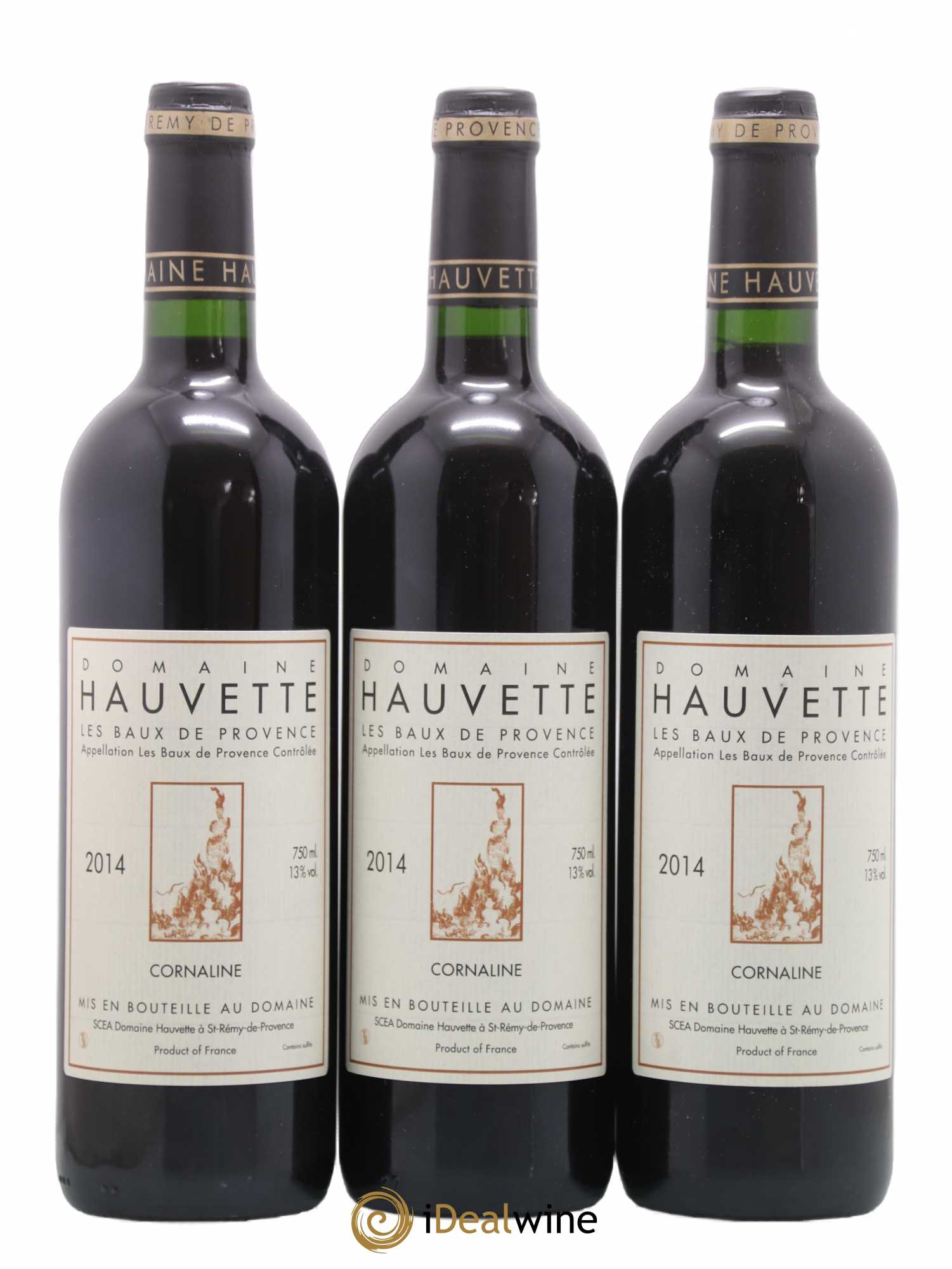 Baux de Provence Cornaline Hauvette (Domaine) 2014 - Lot de 3 bouteilles - 0