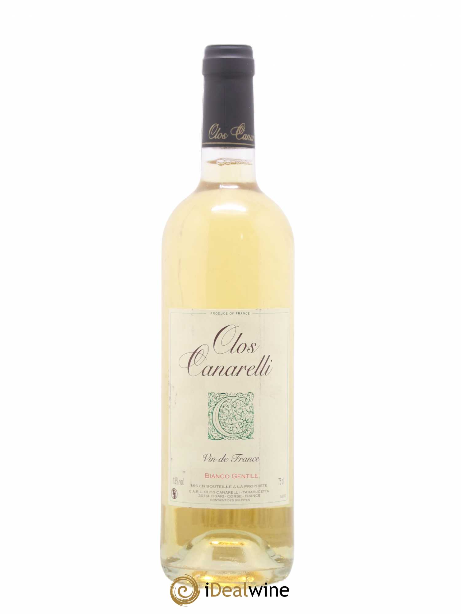 Vin de France Bianco Gentile Clos Canarelli 2010 - Lot de 1 bouteille - 0