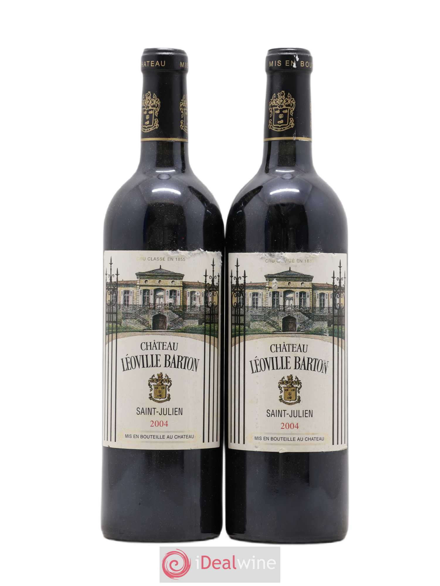 Château Léoville Barton 2ème Grand Cru Classé 2004 - Lot de 2 bouteilles - 0