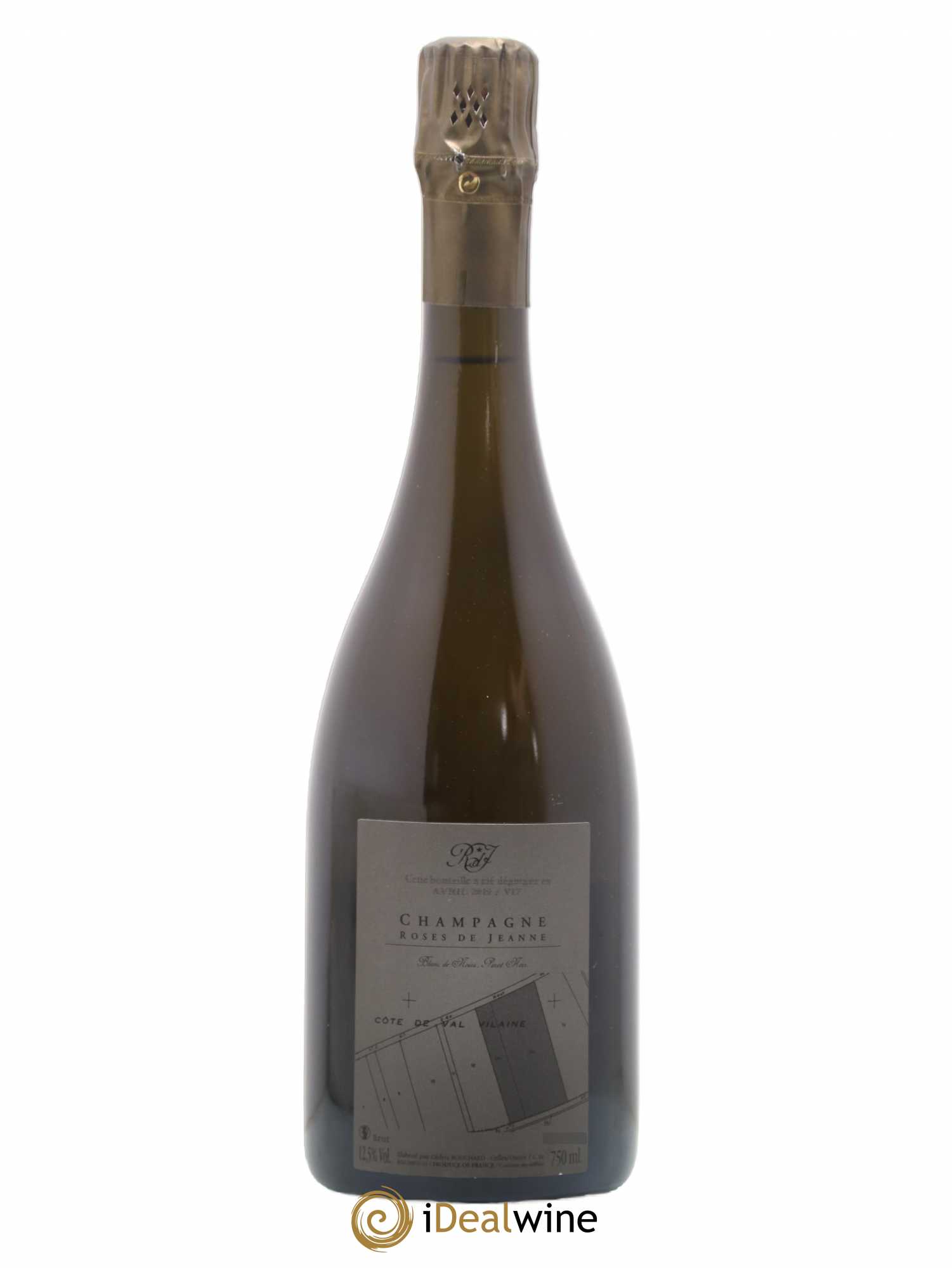 Roses de Jeanne Côte de Val Vilaine Blanc de Noirs Cédric Bouchard 2017 - Lot de 1 bouteille - 1