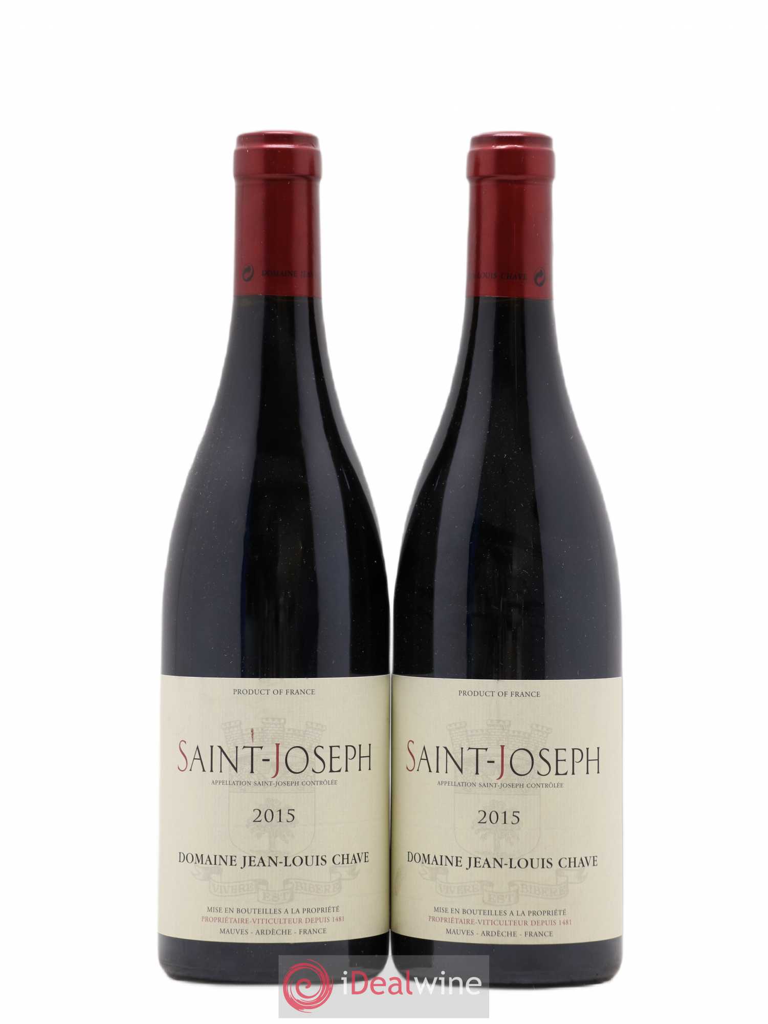 Saint-Joseph Jean-Louis Chave 2015 - Lot de 2 bouteilles - 0