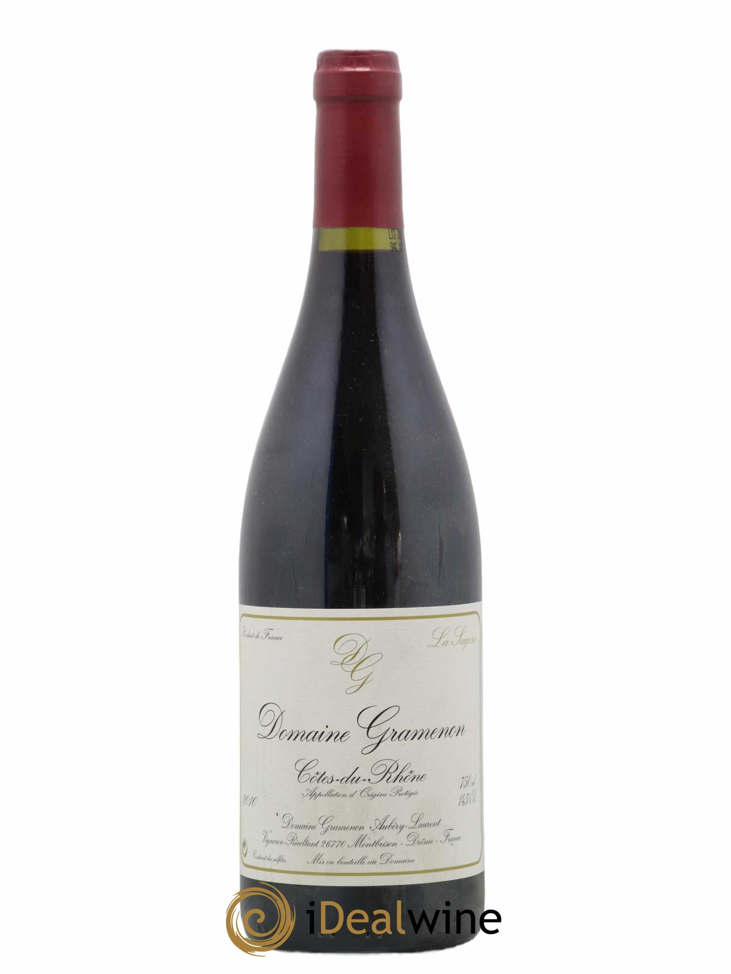 Côtes-du-Rhône La Sagesse Gramenon (Domaine) 2010 - Lot de 1 bouteille - 0