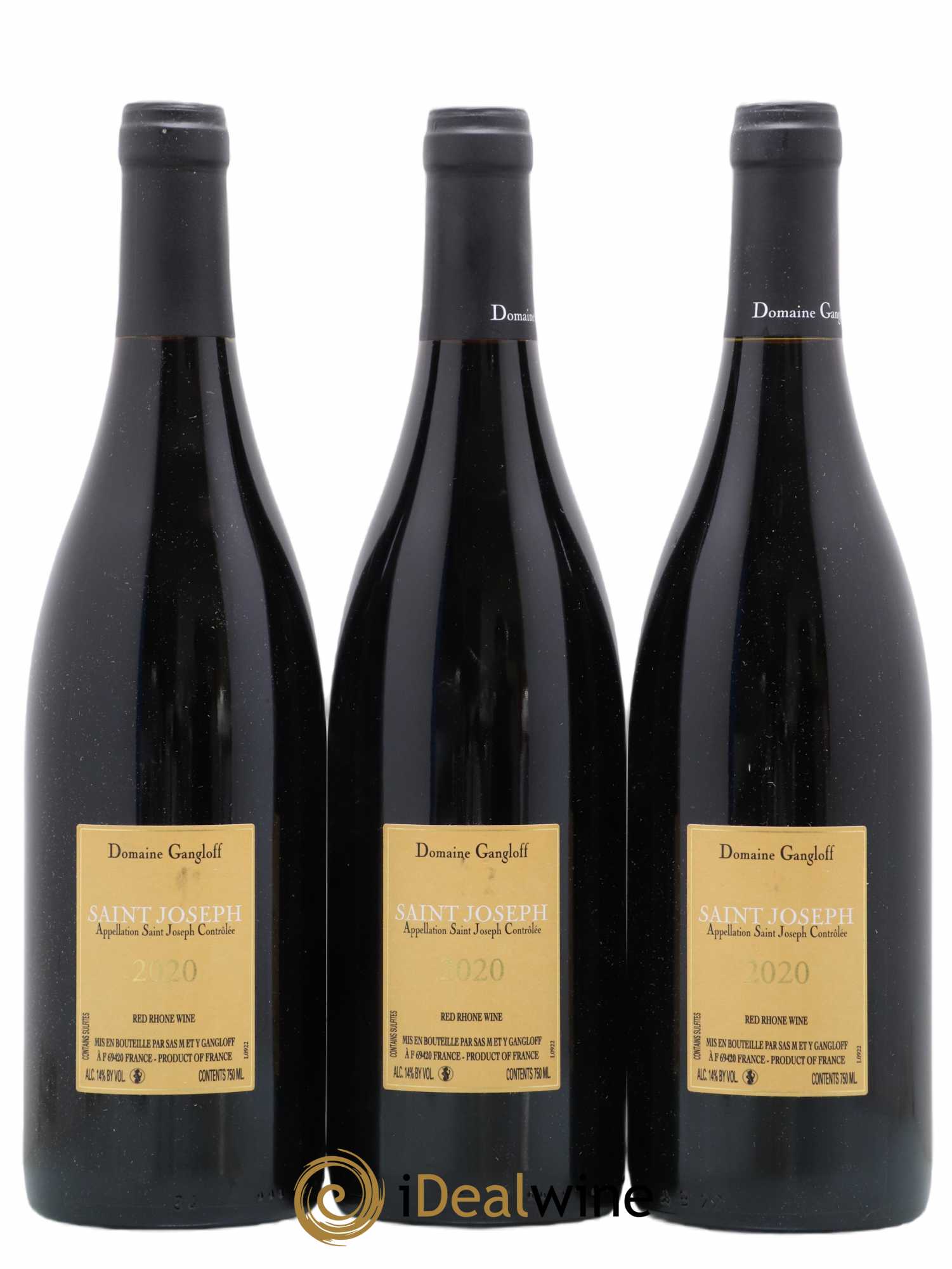 Saint-Joseph Gangloff (Domaine) 2020 - Lot de 3 bouteilles - 1