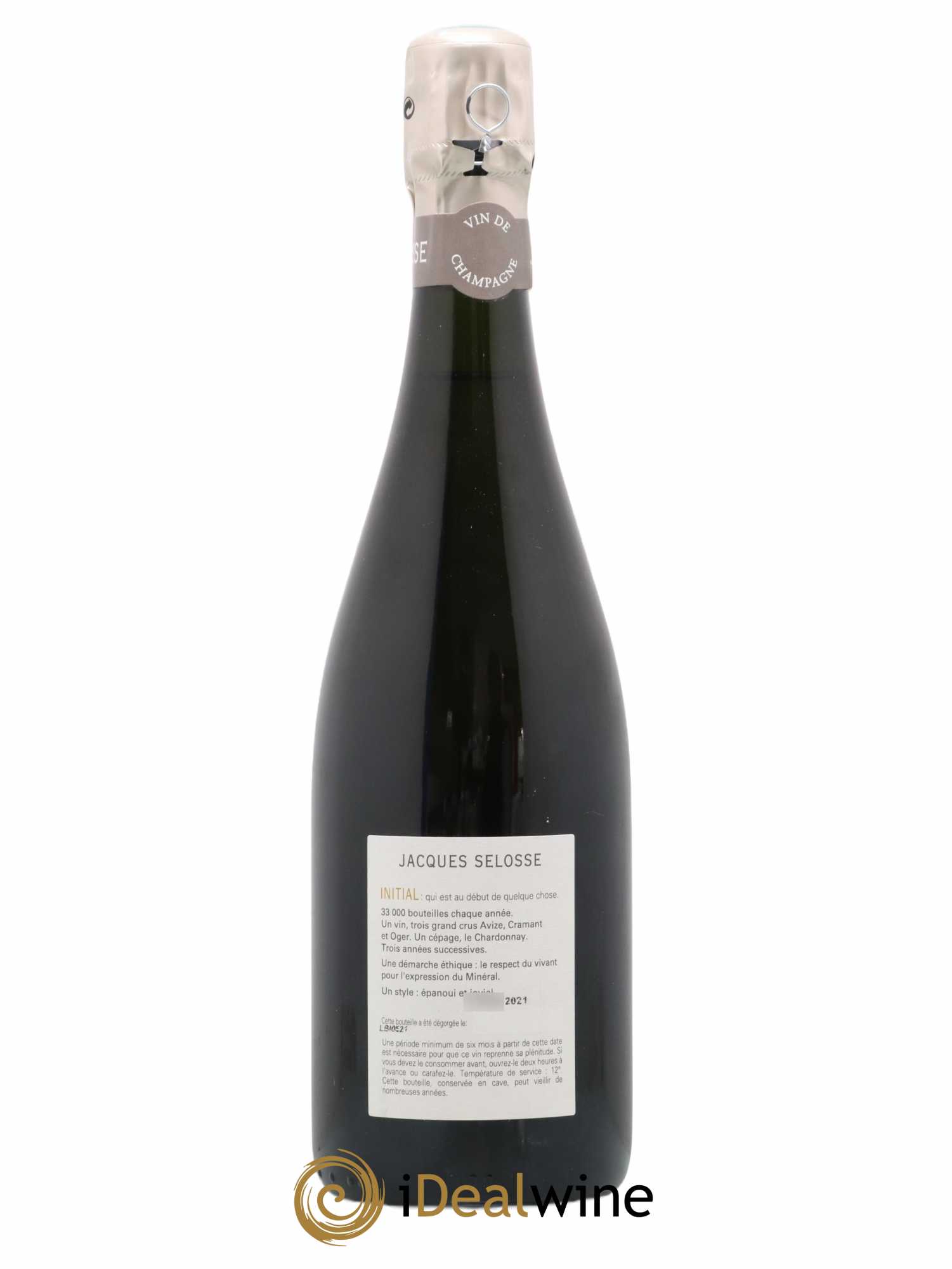 Initial Brut Jacques Selosse - Lot de 1 bouteille - 1