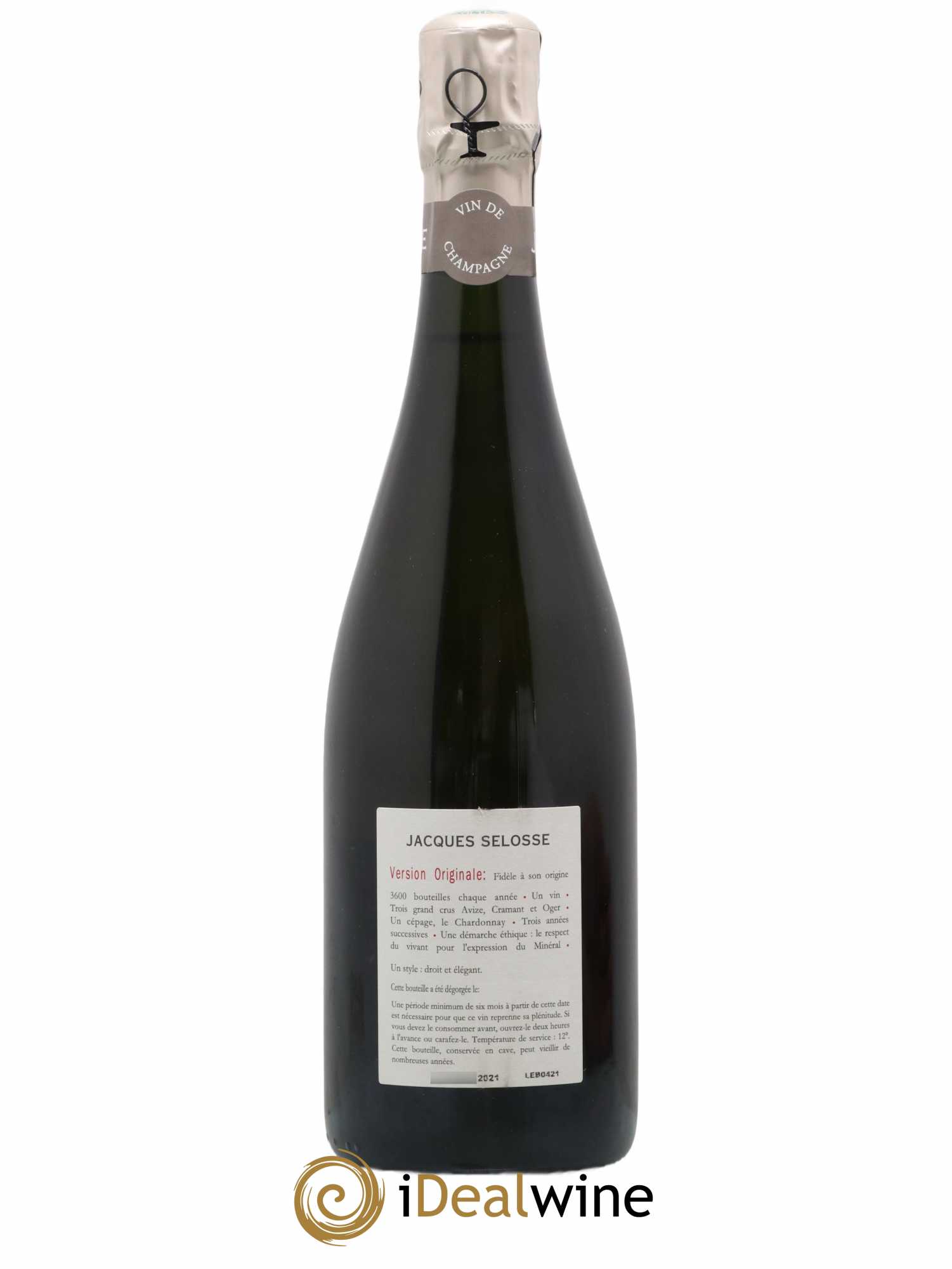 Version Originale Jacques Selosse - Lot de 1 bouteille - 1