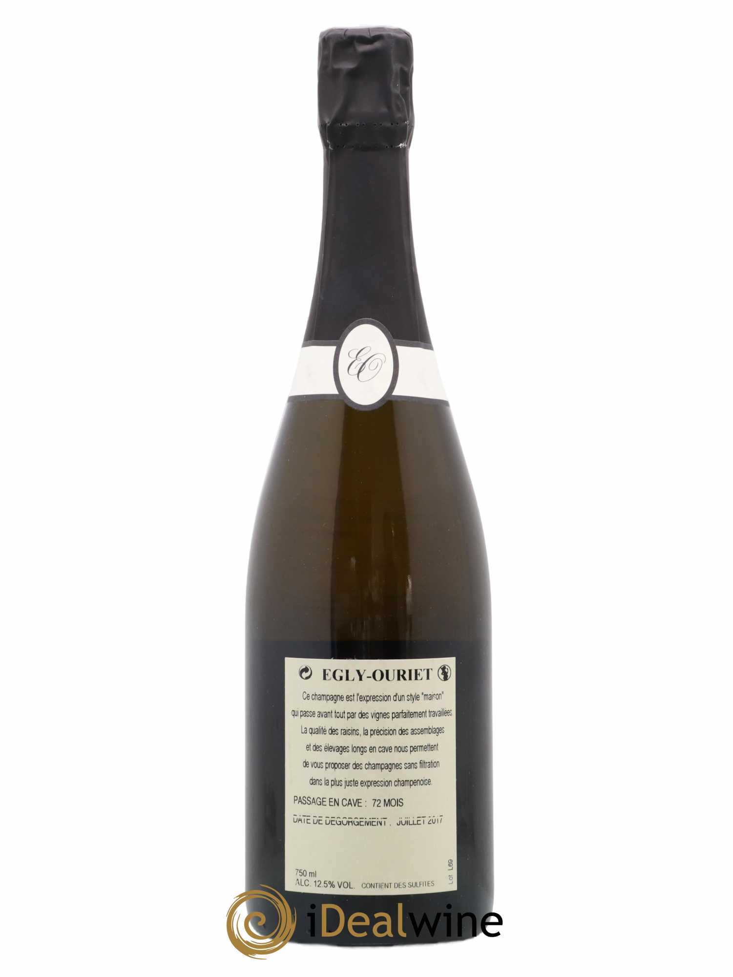 Blanc de Noirs Les Crayères Vieilles vignes Egly-Ouriet - Lot de 1 bouteille - 1