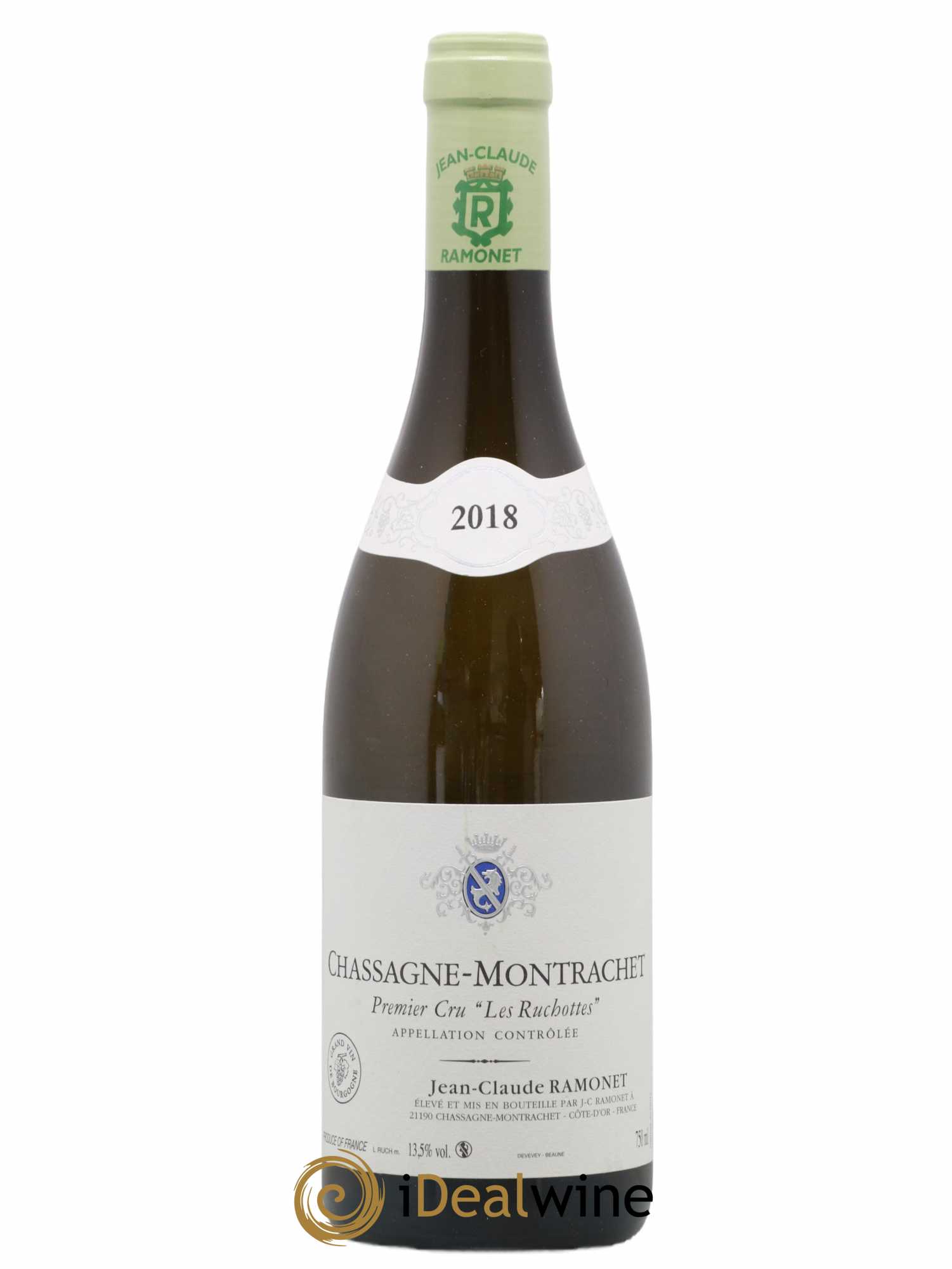 Chassagne-Montrachet 1er Cru Les Ruchottes Ramonet (Domaine) 2018 - Lot de 1 bouteille - 0