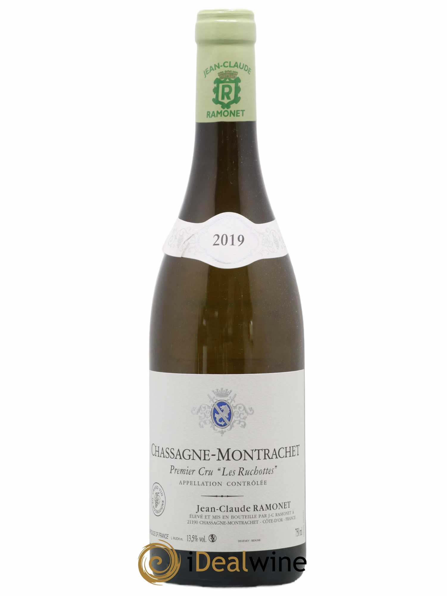 Chassagne-Montrachet 1er Cru Les Ruchottes Ramonet (Domaine) 2019 - Lot de 1 bouteille - 0