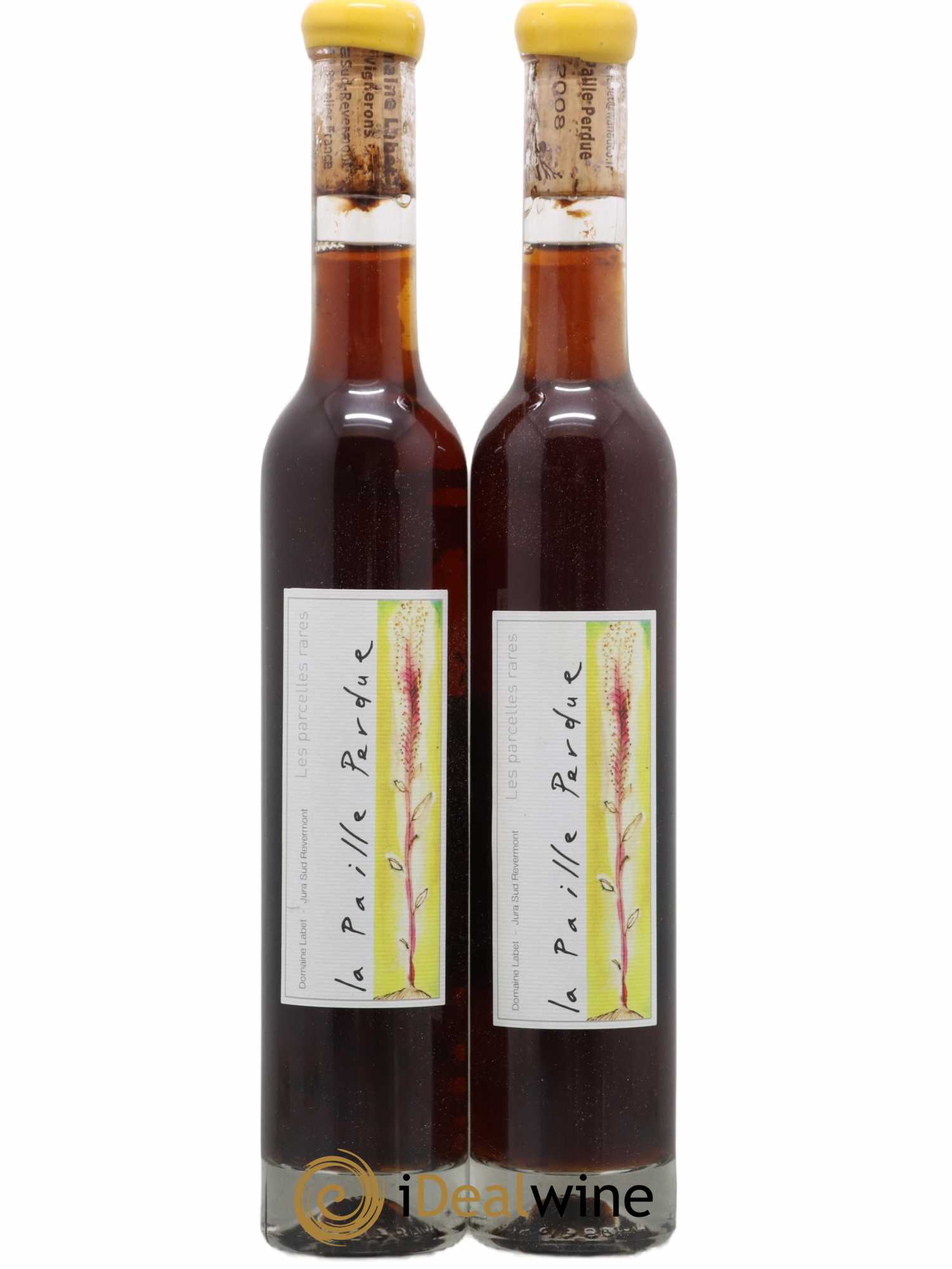 Côtes du Jura Vin de Paille La Paille Perdue Labet 2008 - Posten von 2 Demi-Flaschen - 0