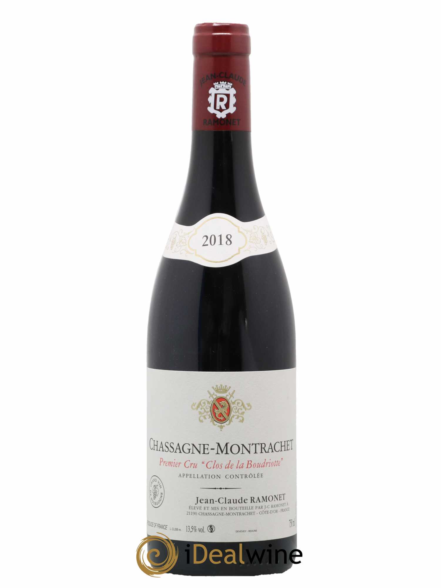 Chassagne-Montrachet 1er Cru Clos de la Boudriotte Ramonet (Domaine) 2018 - Lot de 1 bouteille - 0