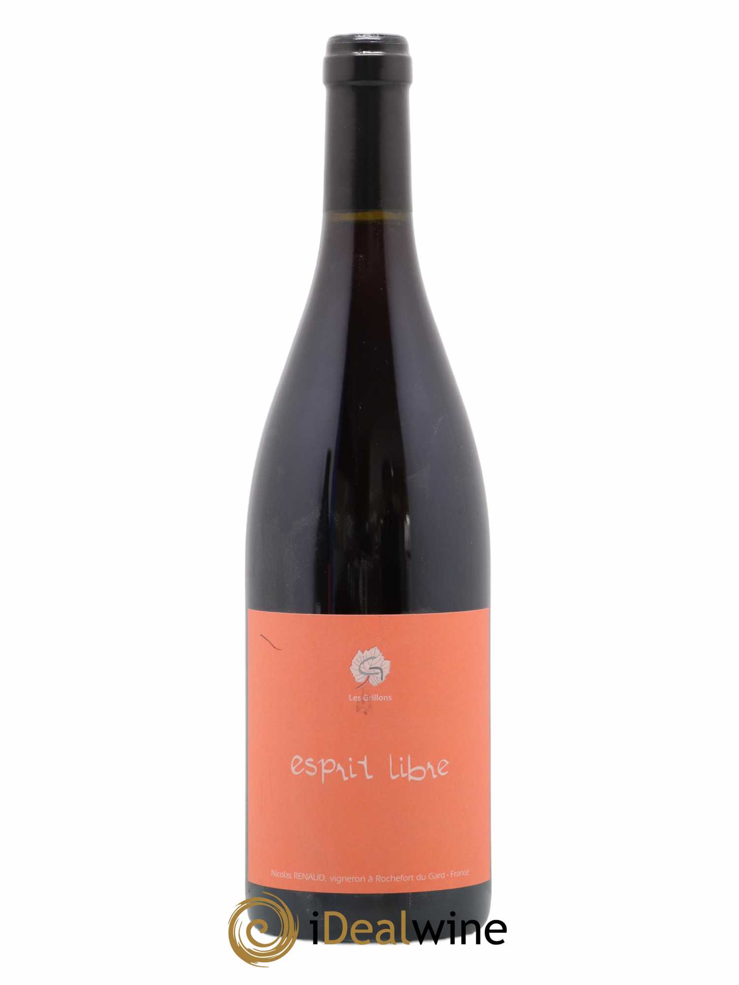 Vin de France Esprit Libre Clos des Grillons 2018 - Lot de 1 bouteille - 0